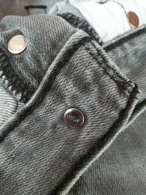Levi's Vintage Levis 501 Grey Released Hem Distressed Jeans Size US 29 - 7 Thumbnail