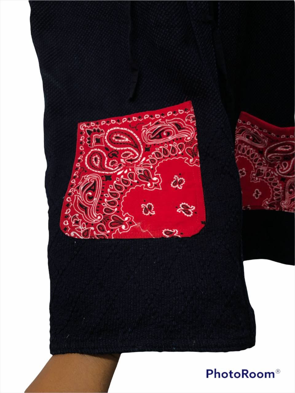 Indigo × Japanese Brand × Vintage Dyed Sashiko Stitching Kimono Passley Pocket Visvim Style Size US XL / EU 56 / 4 - 5 Thumbnail