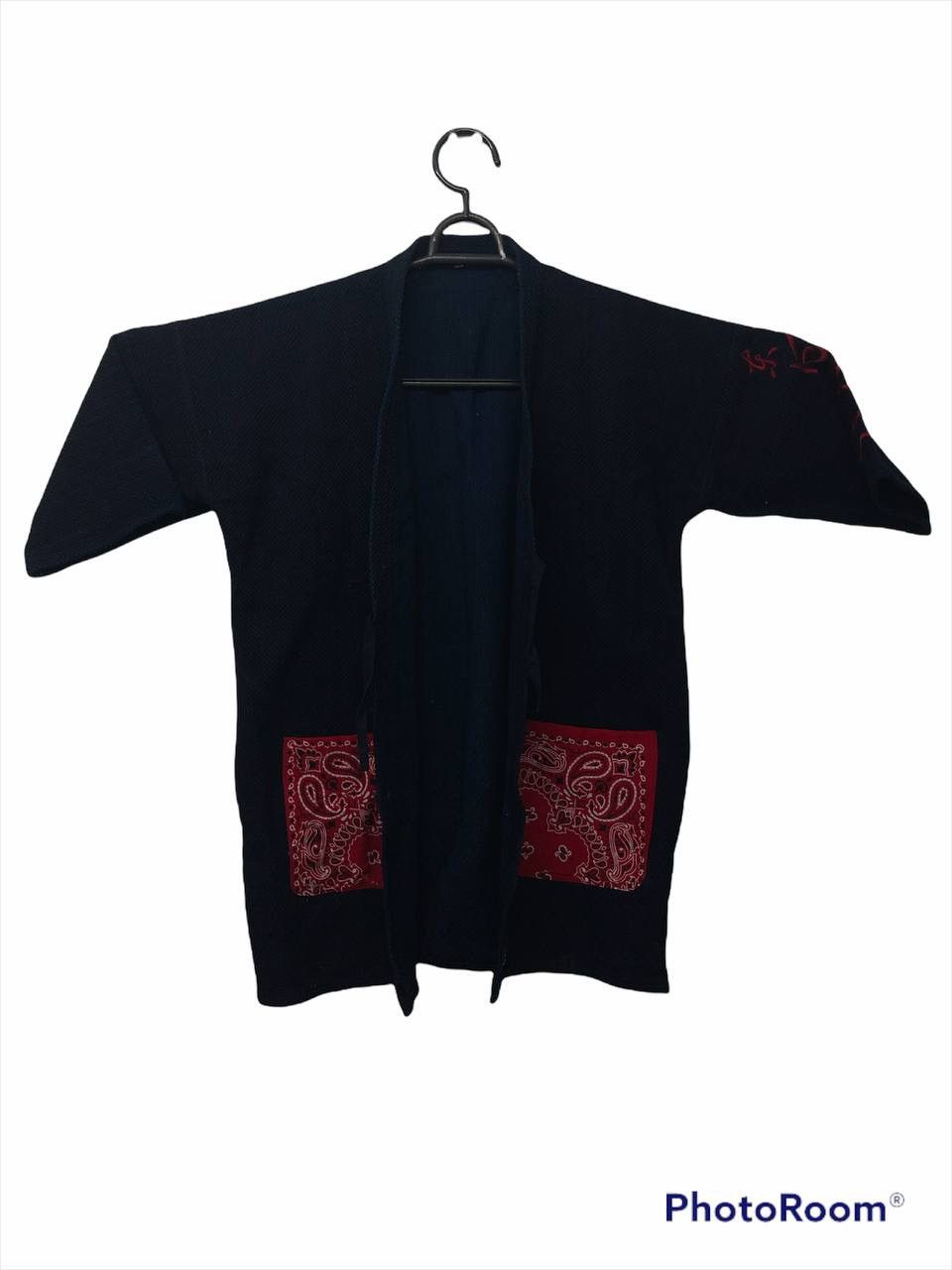Indigo × Japanese Brand × Vintage Dyed Sashiko Stitching Kimono Passley Pocket Visvim Style Size US XL / EU 56 / 4 - 6 Thumbnail