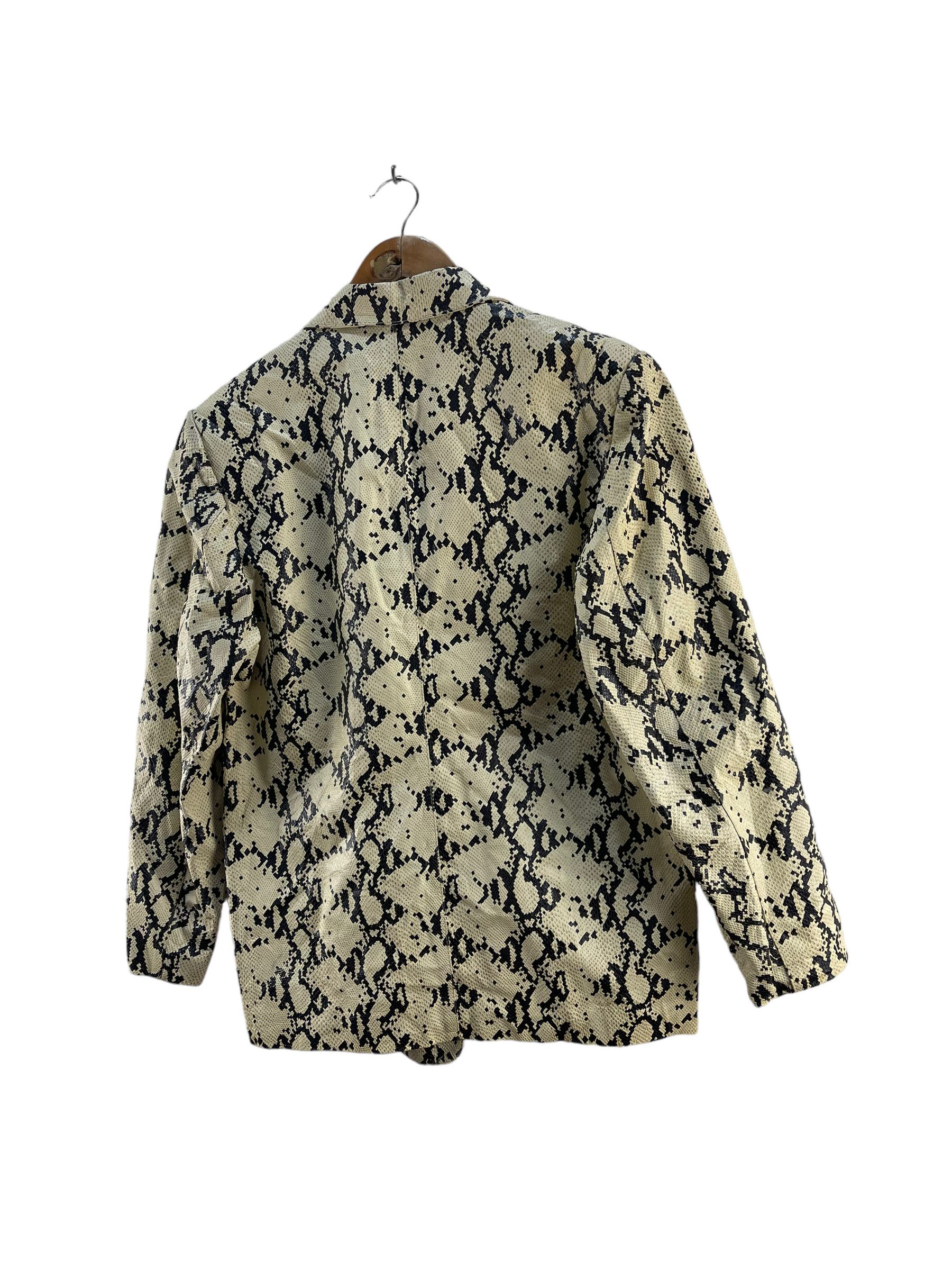 Designer Vintage Snake Print International Leather Goods Jacket Size US S / EU 44-46 / 1 - 8 Thumbnail