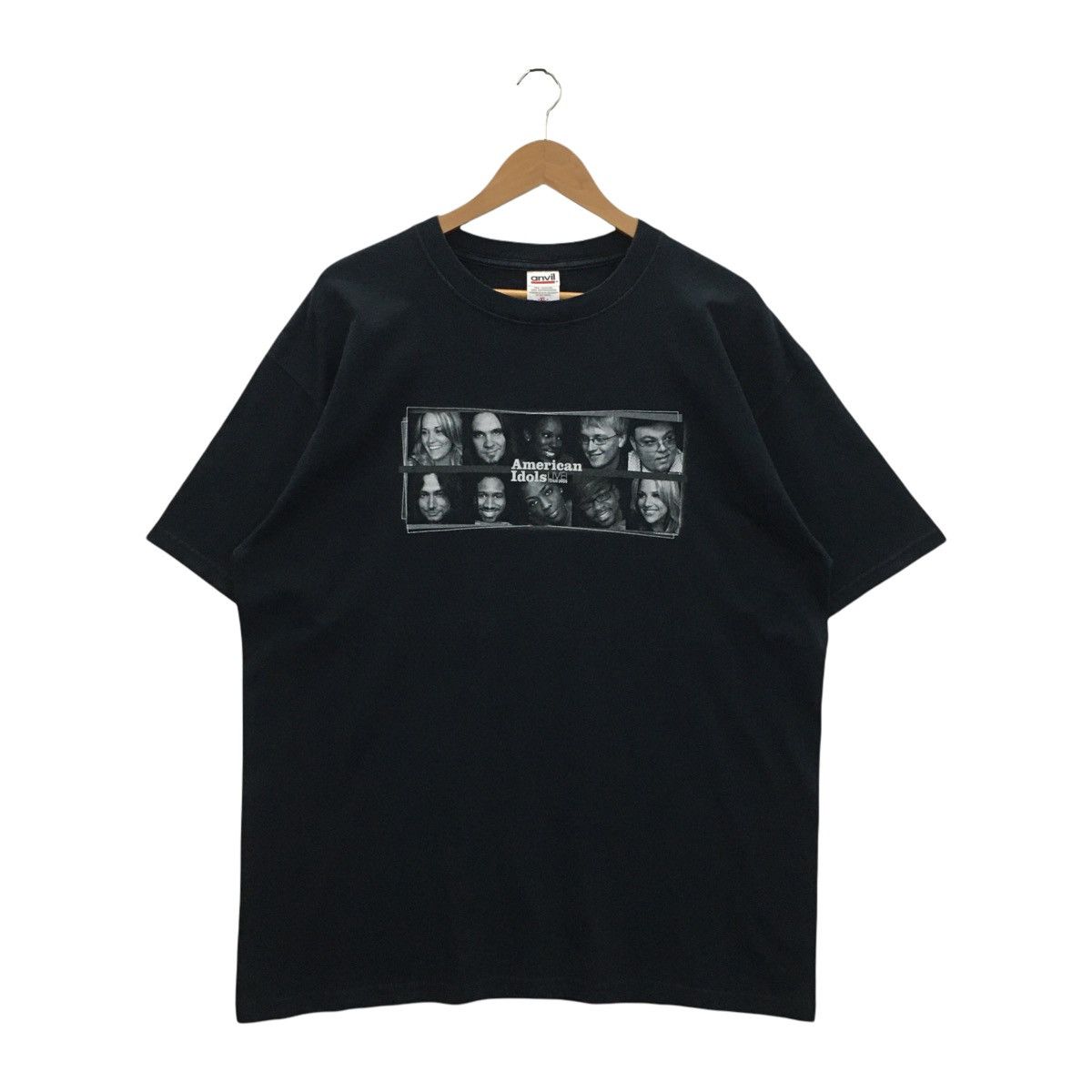 Band Tees × Vintage Rare Vintage Y2K AMERICAN IDOL Live Tour 2005 Tshirt Size US XL / EU 56 / 4 - 1 Thumbnail