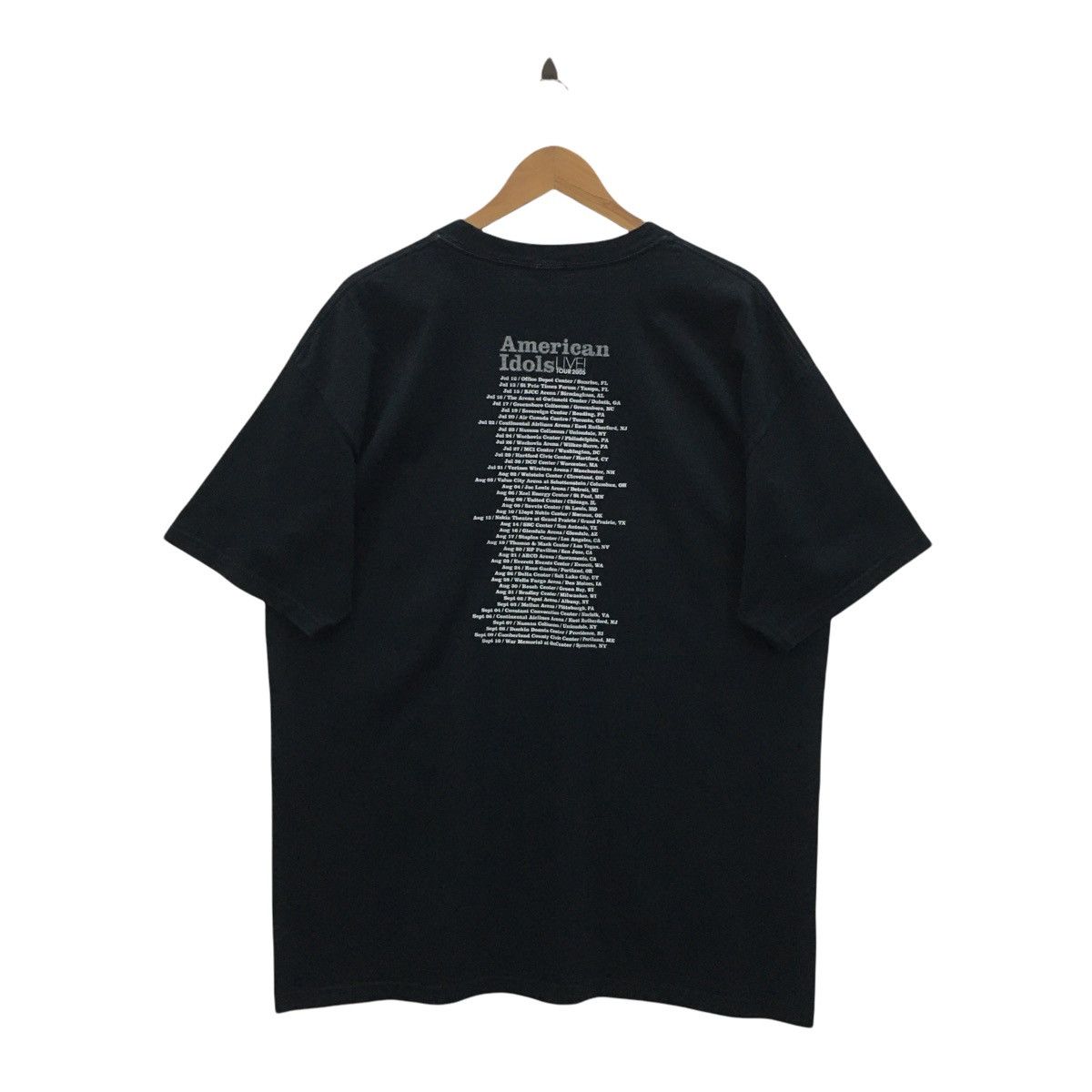 Band Tees × Vintage Rare Vintage Y2K AMERICAN IDOL Live Tour 2005 Tshirt Size US XL / EU 56 / 4 - 2 Thumbnail