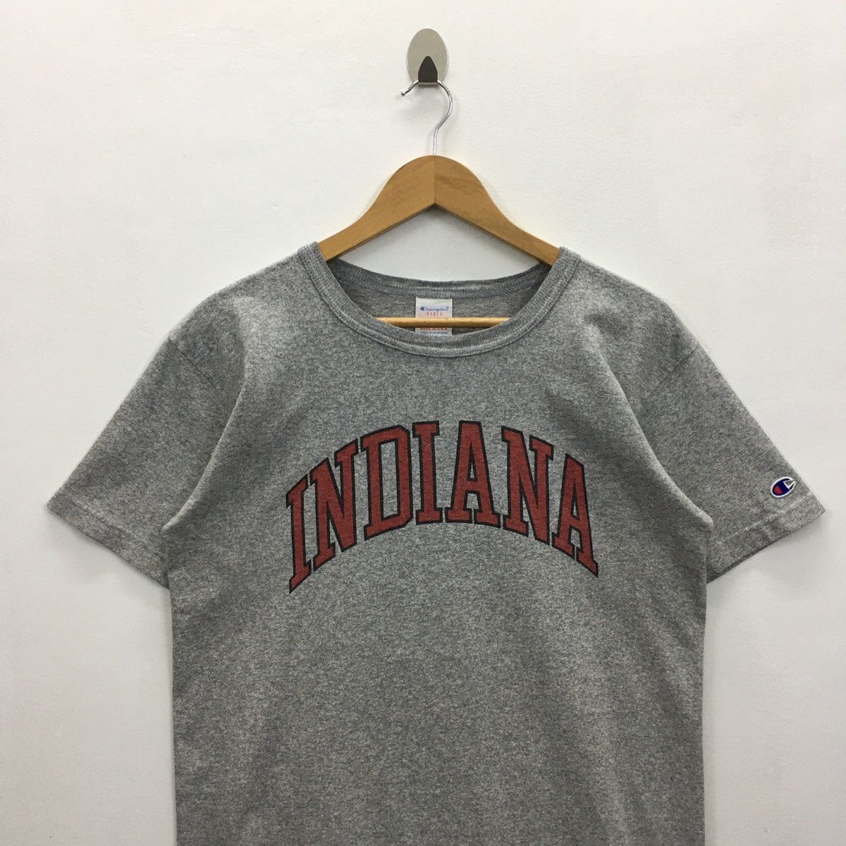 Champion × Vintage Vintage 90s CHAMPION INDIANA Spellout Tshirt Size US M / EU 48-50 / 2 - 4 Thumbnail