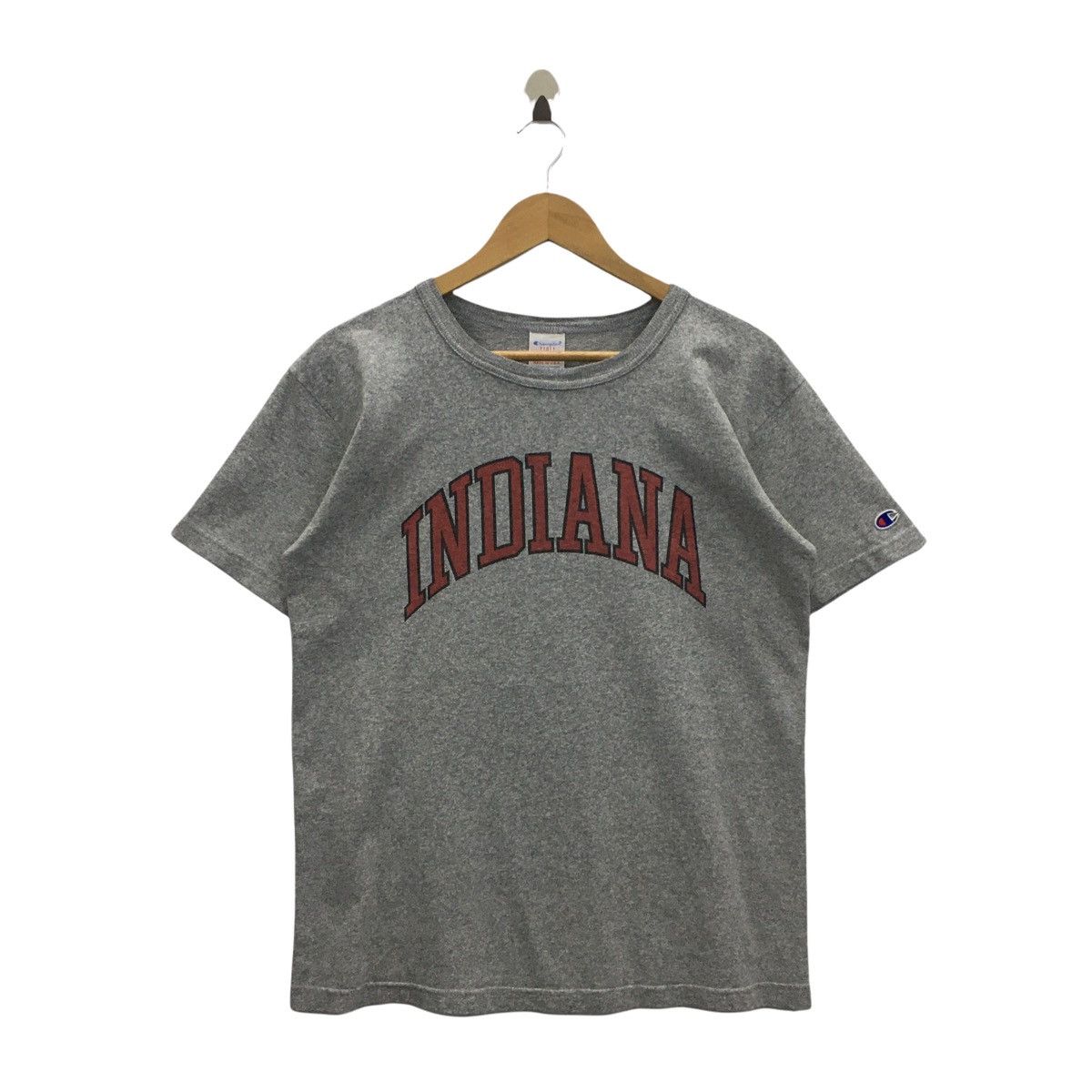 Champion × Vintage Vintage 90s CHAMPION INDIANA Spellout Tshirt Size US M / EU 48-50 / 2 - 1 Thumbnail