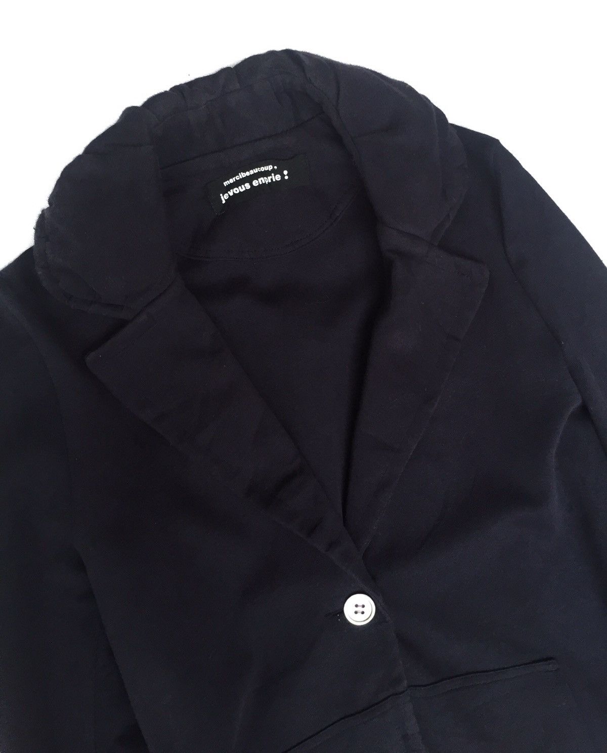 Issey Miyake ISSEY MIYAKE MERCIBEAUCOUP AVANTGARDE BLACK JACKET Size US XS / EU 42 / 0 - 4 Thumbnail