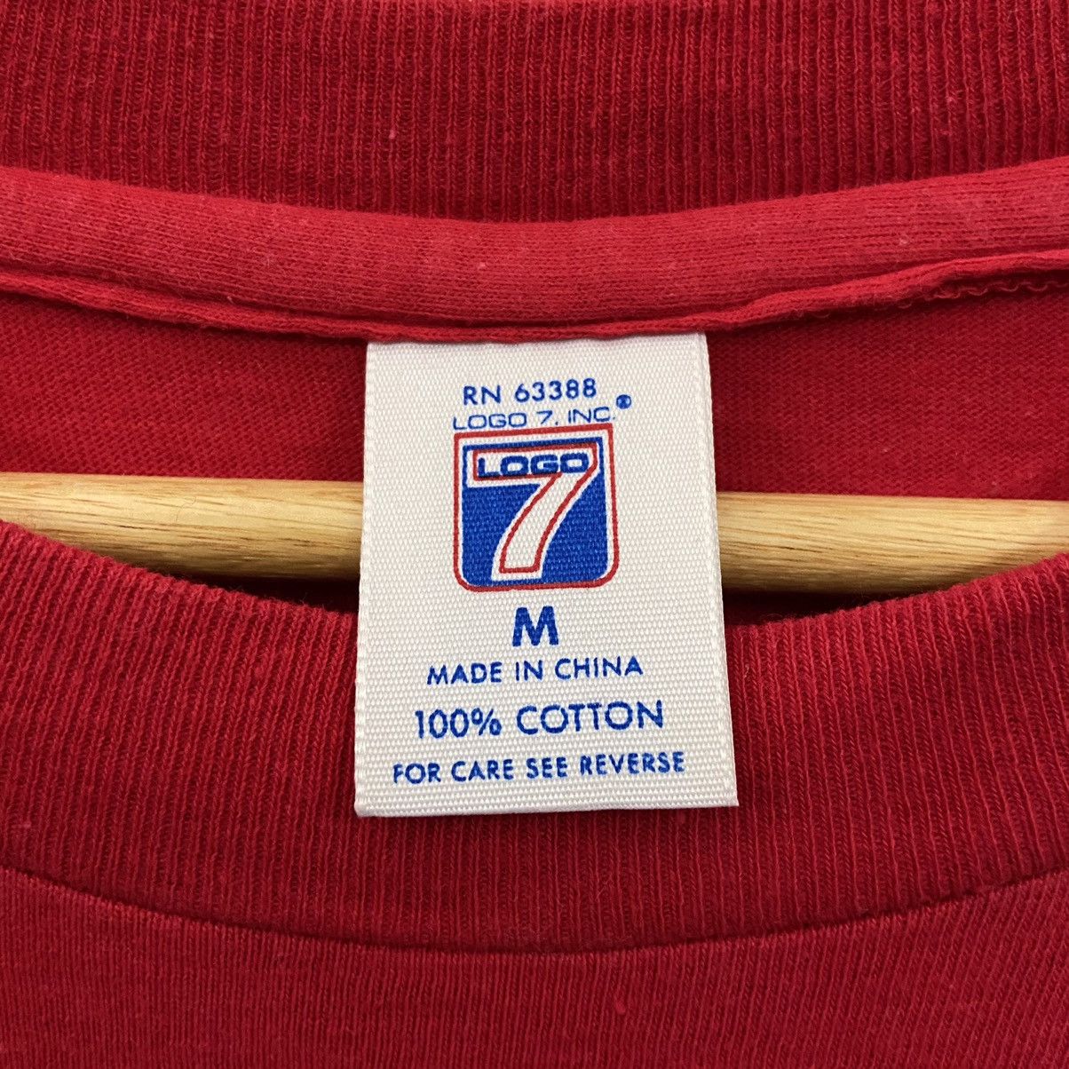 NBA × Vintage Rare Vintage 90s NBA Chicago Bulls By Logo 7 Tshirt Size US M / EU 48-50 / 2 - 9 Thumbnail