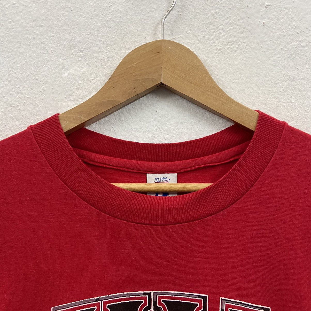 NBA × Vintage Rare Vintage 90s NBA Chicago Bulls By Logo 7 Tshirt Size US M / EU 48-50 / 2 - 8 Thumbnail
