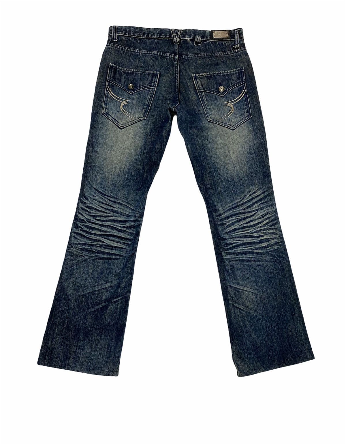 Japanese Brand × Vintage Japanese Brand Semantic Design Washed Distressed Denim Jeans Size US 33 - 2 Thumbnail