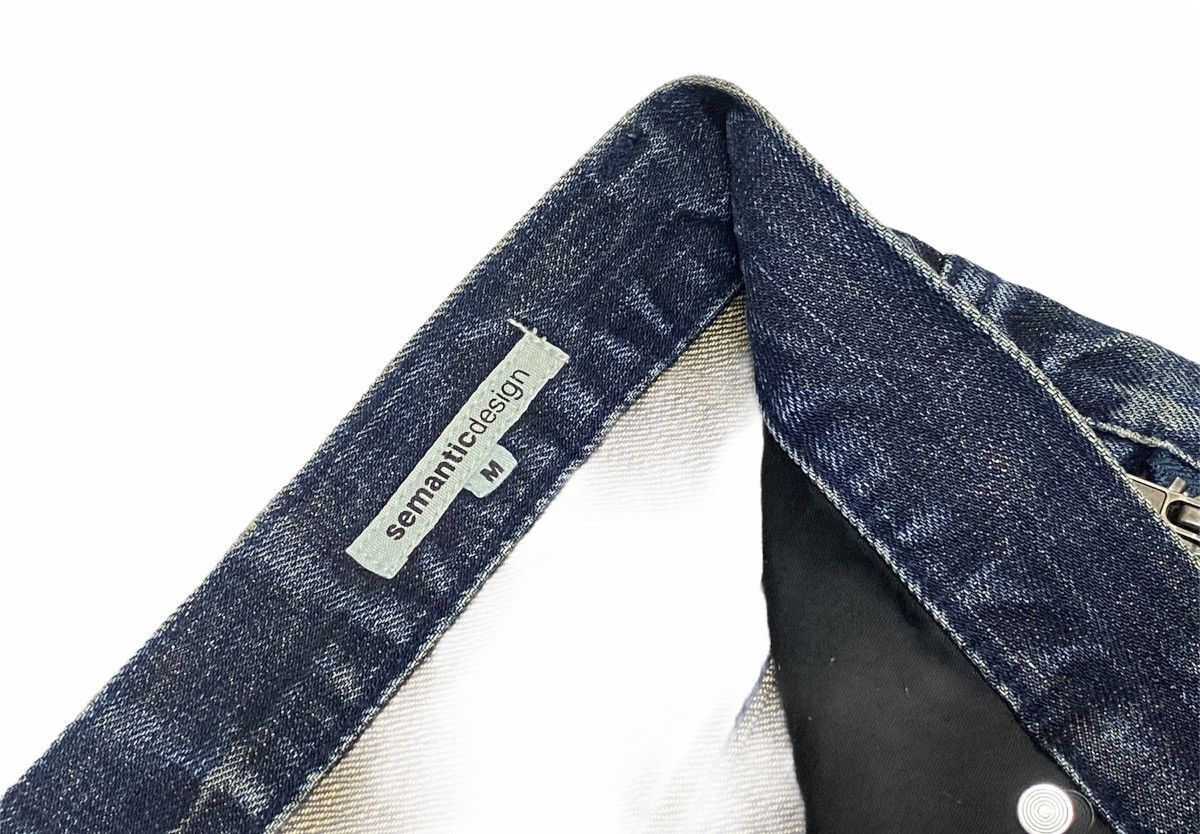 Japanese Brand × Vintage Japanese Brand Semantic Design Washed Distressed Denim Jeans Size US 33 - 6 Thumbnail