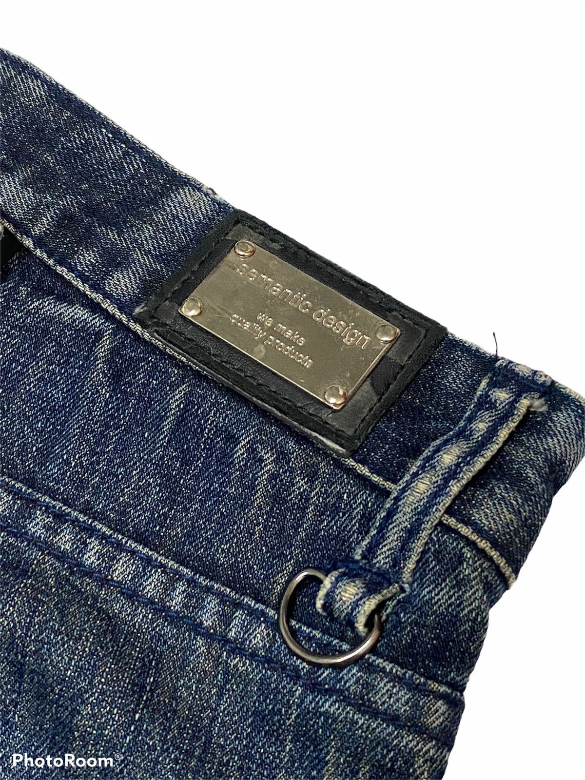 Japanese Brand × Vintage Japanese Brand Semantic Design Washed Distressed Denim Jeans Size US 33 - 5 Thumbnail