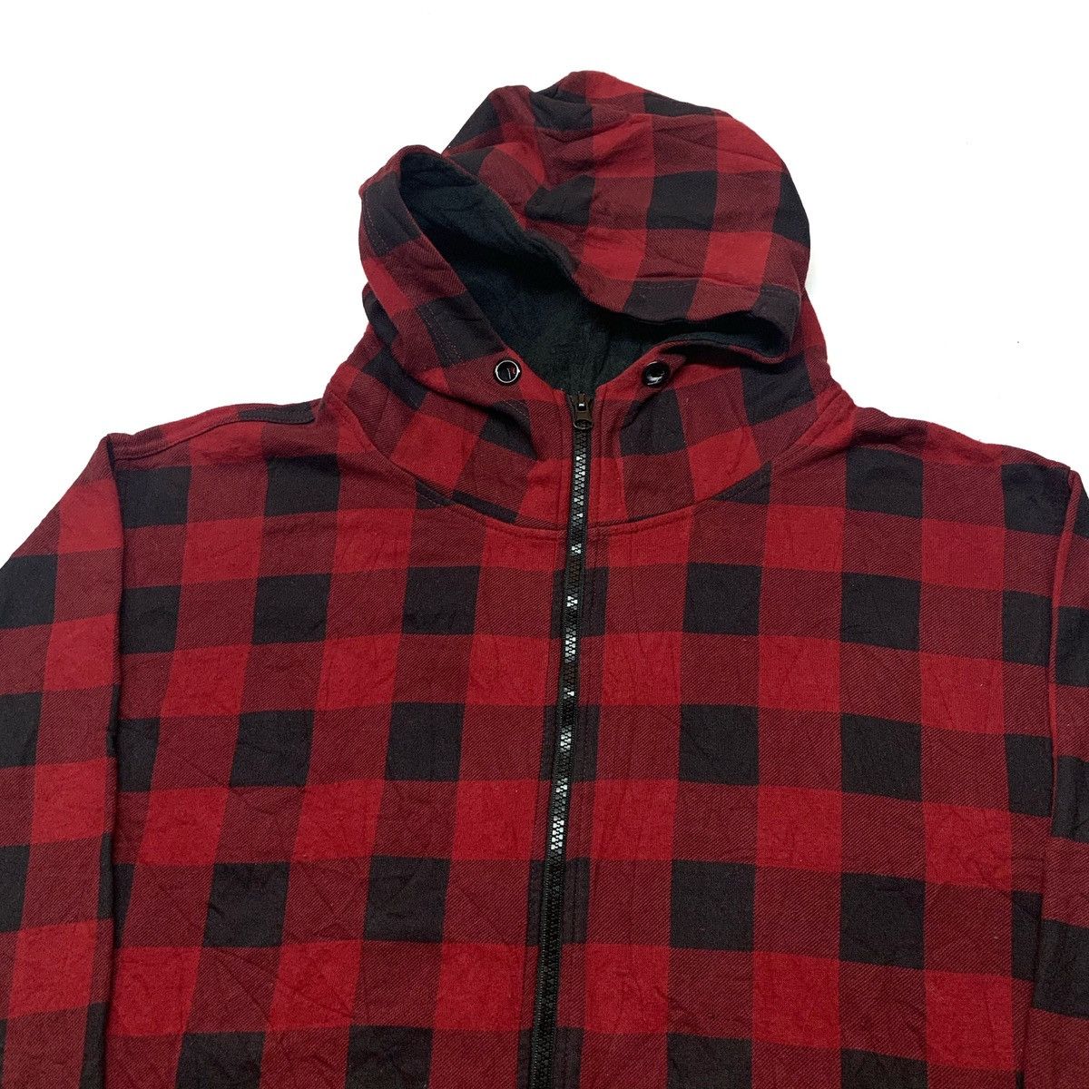 Japanese Brand Black And Red Tartan Punk Seditionaries Style Hoodie Size US XL / EU 56 / 4 - 5 Thumbnail