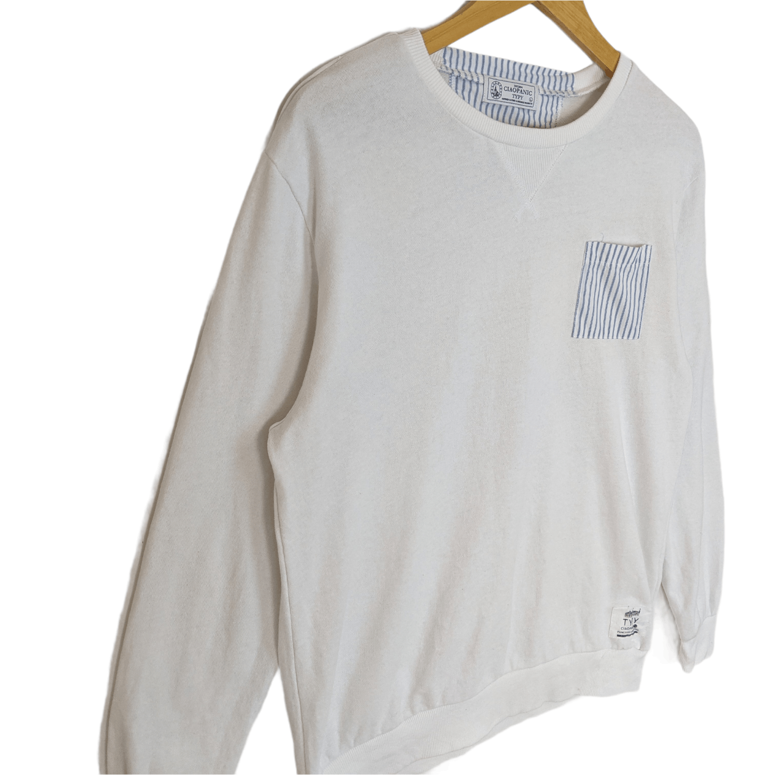 Ciaopanic CIOPANIC TYPY Japan White Jumper Sweatshirt Size US L / EU 52-54 / 3 - 3 Thumbnail