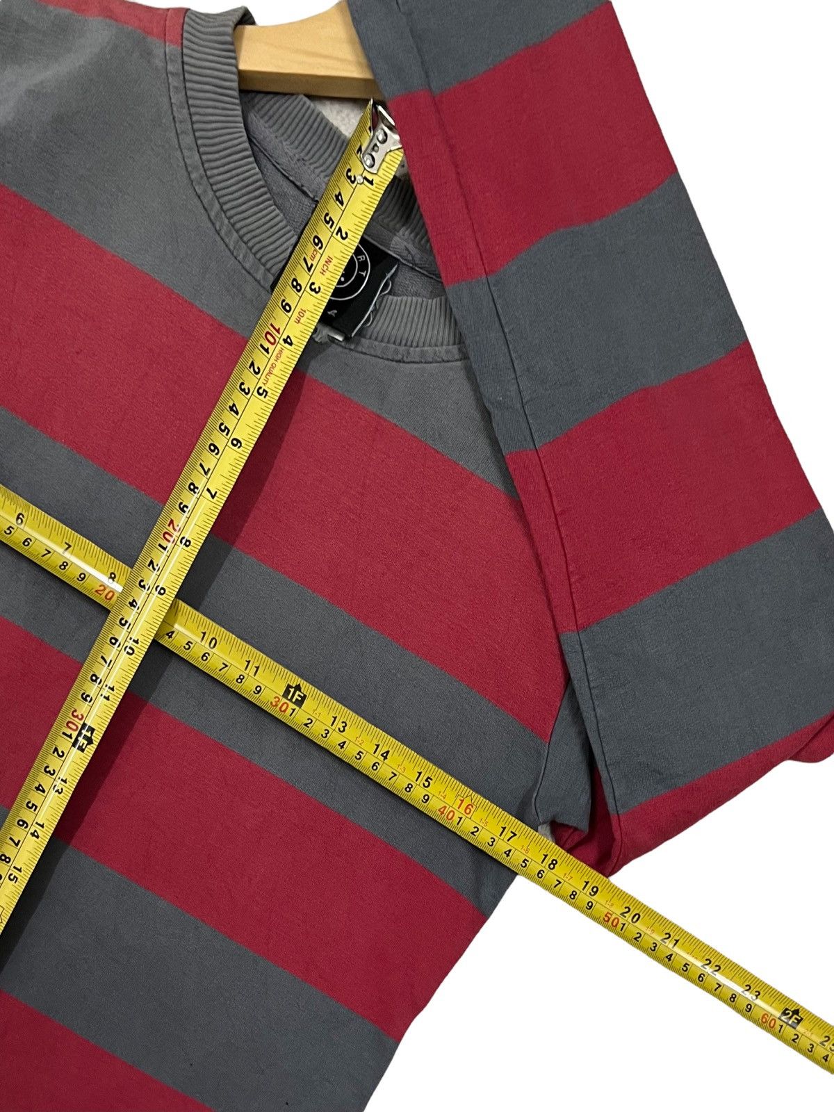 Designer × agnes b. Agnes B cropped stripe sweatshirt Size S / US 4 / IT 40 - 13 Thumbnail