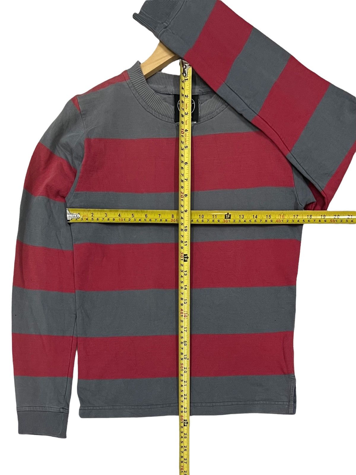 Designer × agnes b. Agnes B cropped stripe sweatshirt Size S / US 4 / IT 40 - 11 Thumbnail