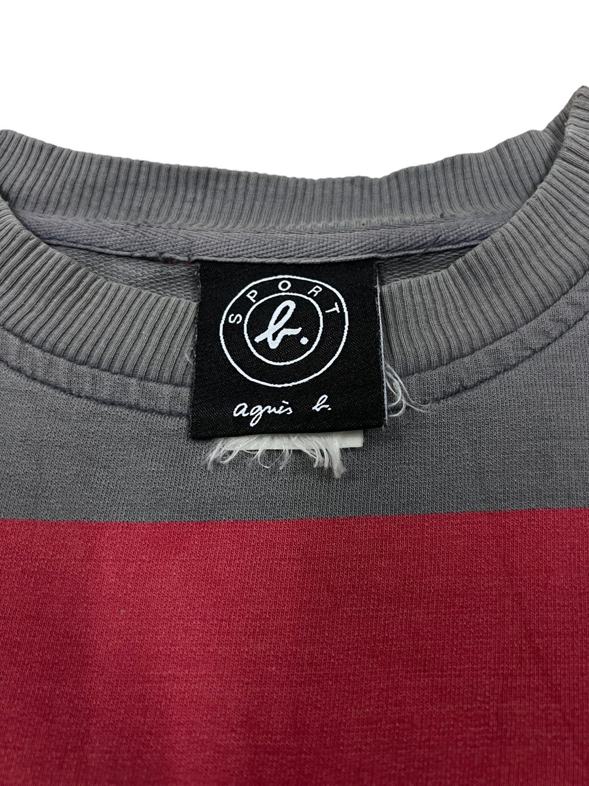 Designer × agnes b. Agnes B cropped stripe sweatshirt Size S / US 4 / IT 40 - 8 Thumbnail