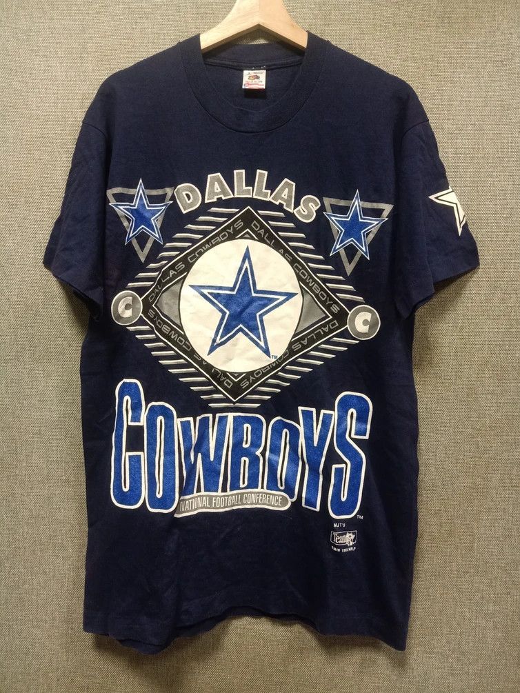 NFL vintage 90s t shirt nfl dallas cowboys made in usa Size US M / EU 48-50 / 2 - 1 Thumbnail