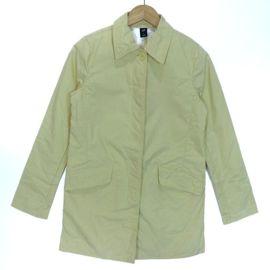 Gap GAP Winter Trench Coat Long Jacket Cream Size S / US 4 / IT 40 - 2 Thumbnail
