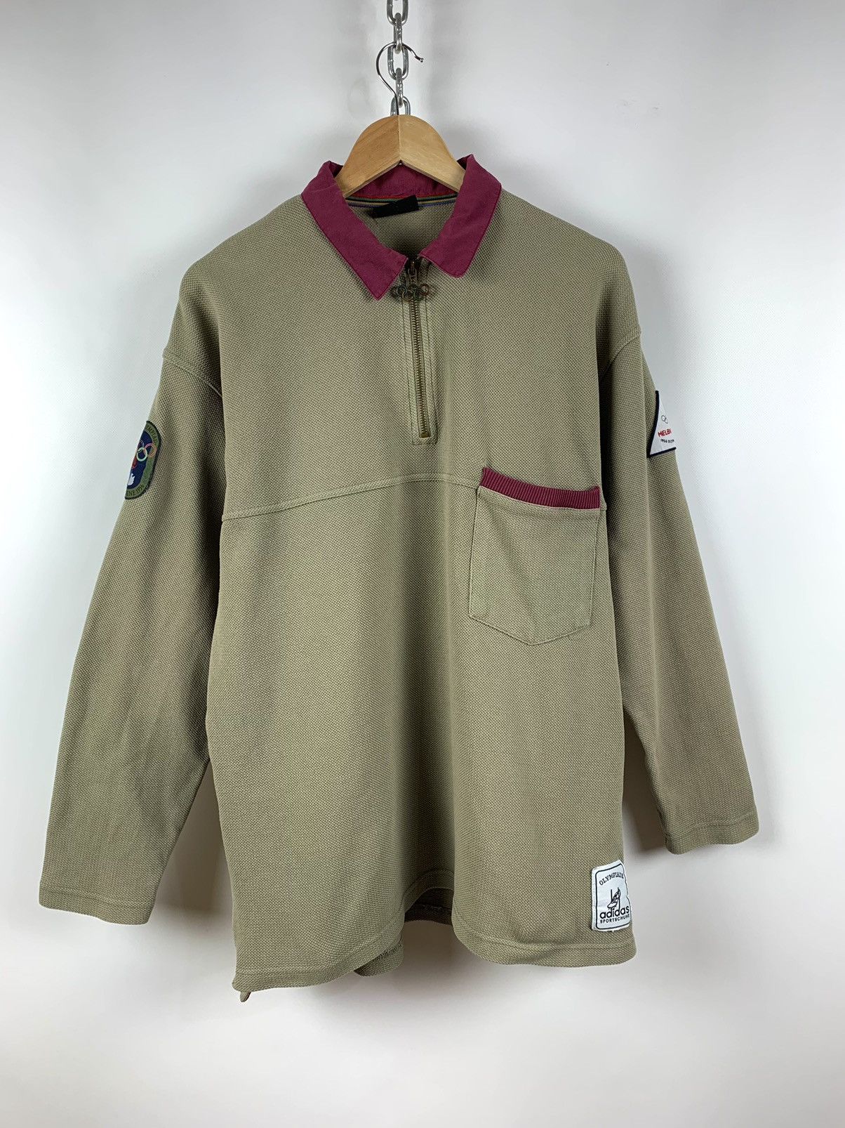 1956 Vintage Adidas Melbourne Olympic Games Rare Sweatshirt