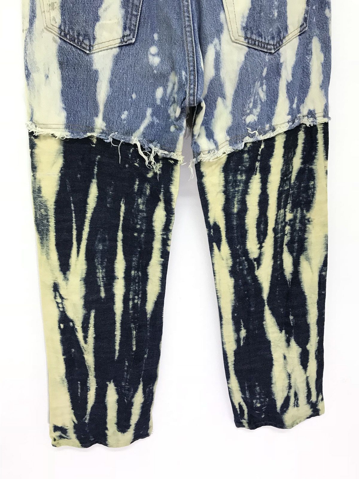 Levi's Made & Crafted Levi’s 501xx Vtg Reconstructed Two Tones Acid Washed Size US 30 / EU 46 - 9 Thumbnail