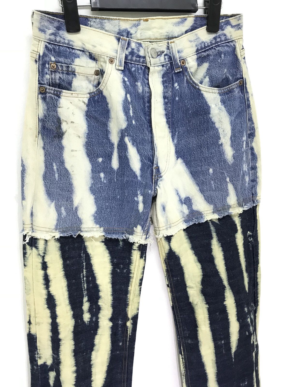 Levi's Made & Crafted Levi’s 501xx Vtg Reconstructed Two Tones Acid Washed Size US 30 / EU 46 - 3 Thumbnail
