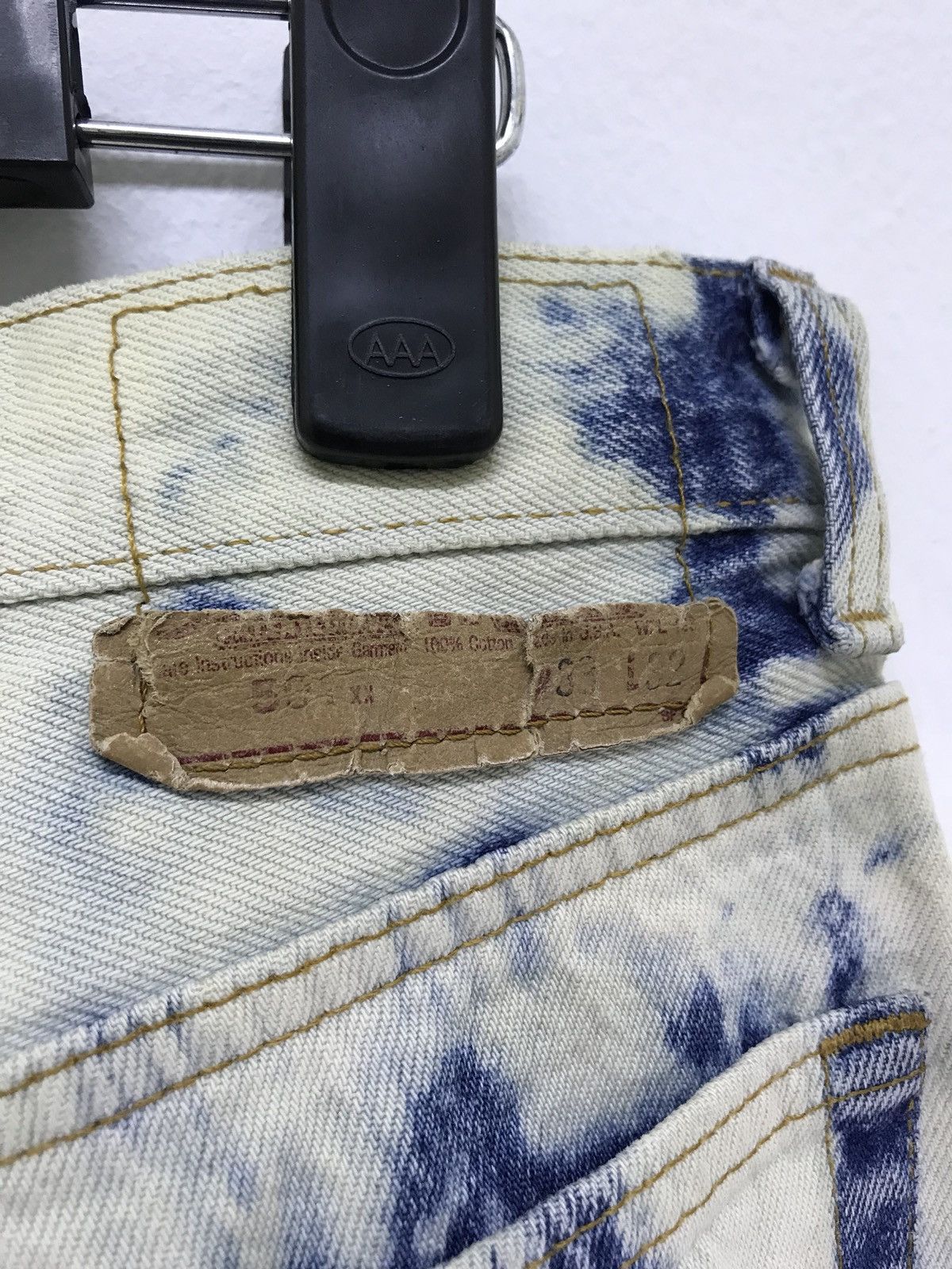 Levi's Made & Crafted Levi’s 501xx Vtg Reconstructed Two Tones Acid Washed Size US 30 / EU 46 - 11 Thumbnail
