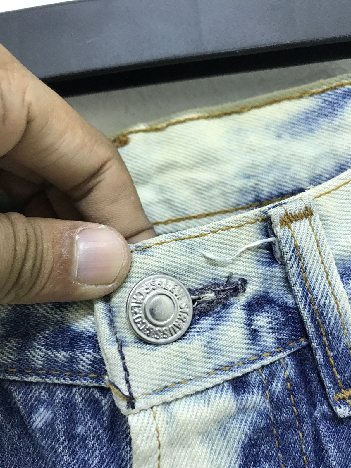 Levi's Made & Crafted Levi’s 501xx Vtg Reconstructed Two Tones Acid Washed Size US 30 / EU 46 - 7 Thumbnail