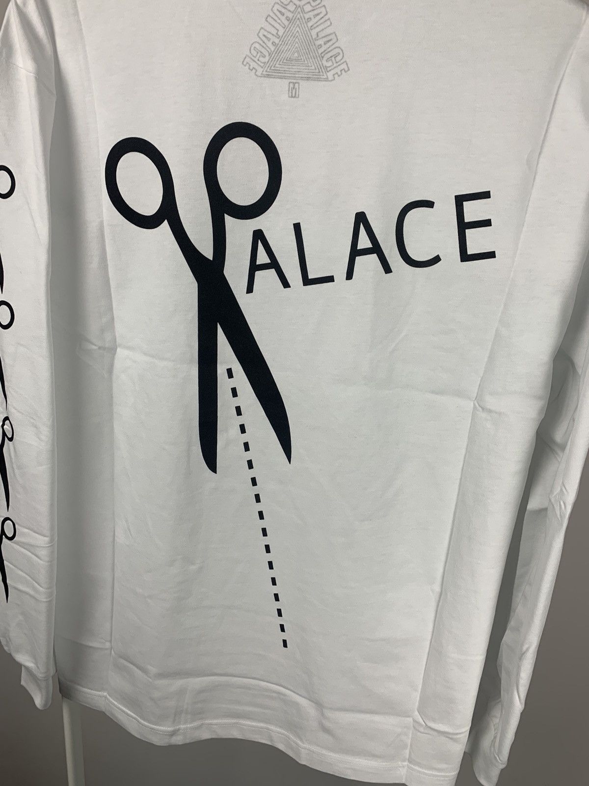Palace Palace Scissor Longsleeve Tee White Medium Size US M / EU 48-50 / 2 - 8 Thumbnail