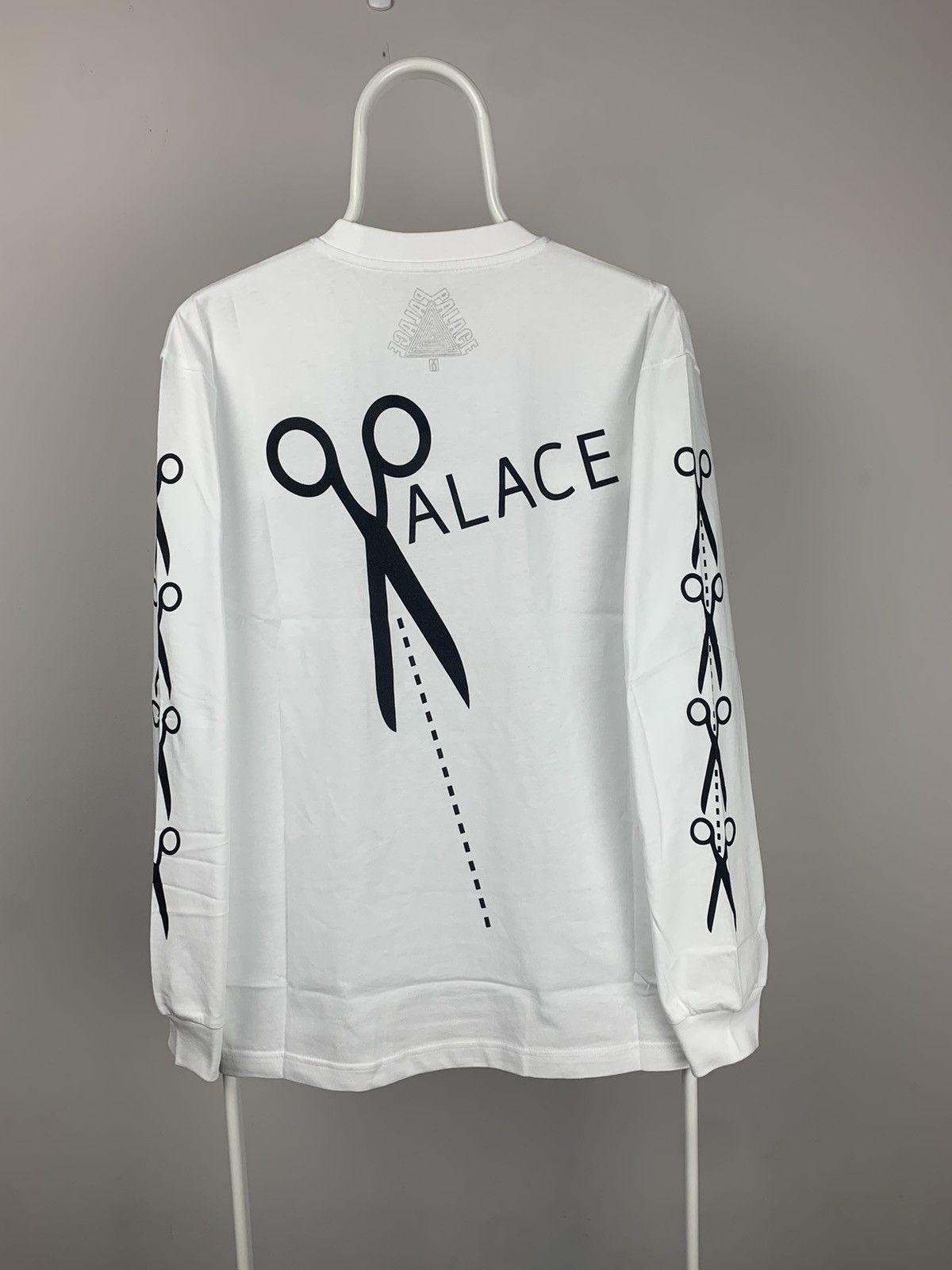 Palace Palace Scissor Longsleeve Tee White Medium Size US M / EU 48-50 / 2 - 5 Thumbnail