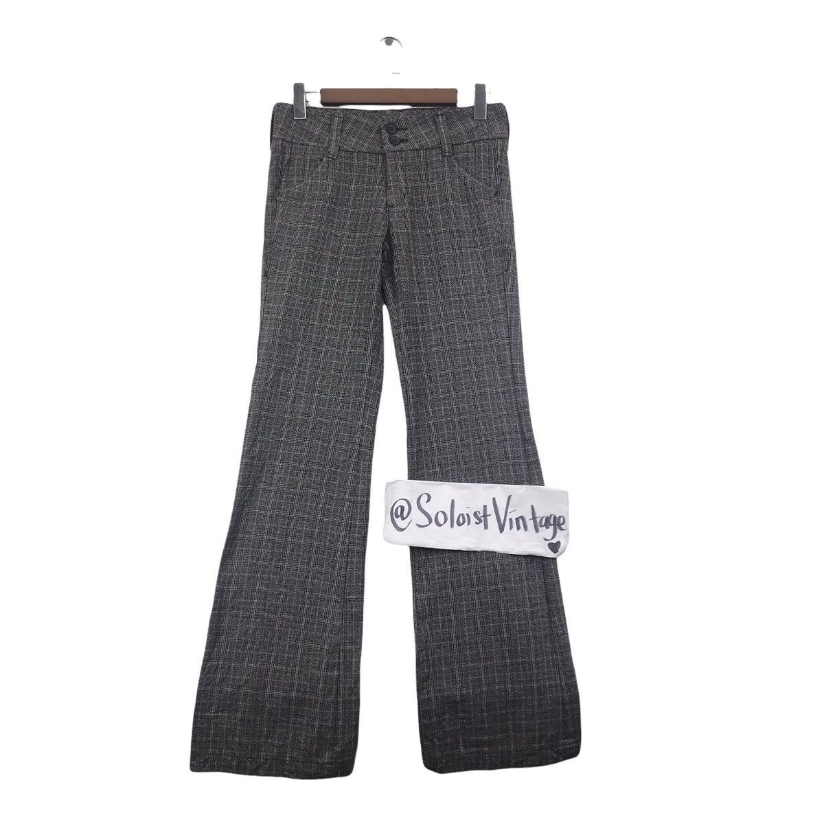 Japanese Brand BOBSON Japanese Brand Tartan Check Boot Cut Wool Trousers Size US 30 / EU 46 - 1 Thumbnail