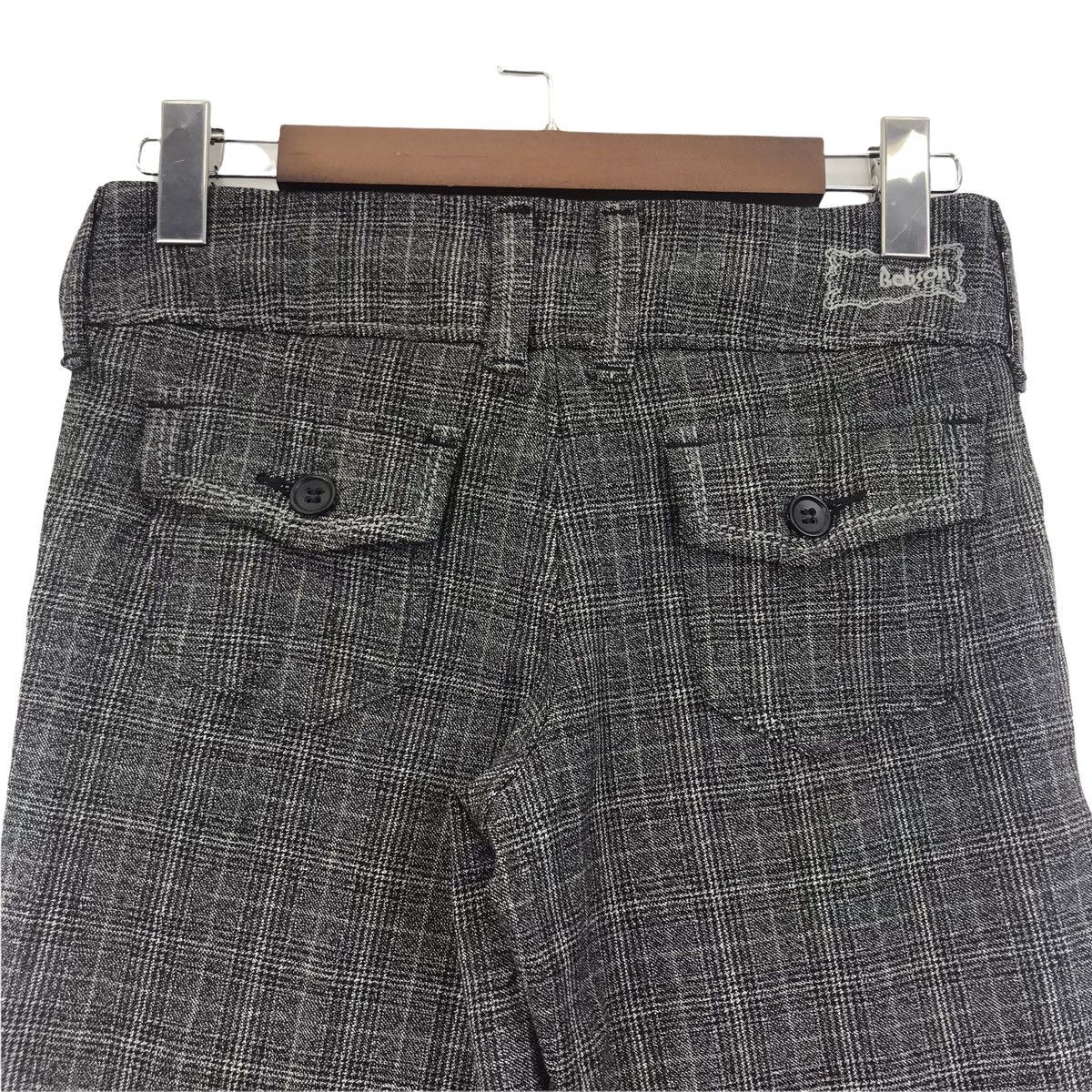 Japanese Brand BOBSON Japanese Brand Tartan Check Boot Cut Wool Trousers Size US 30 / EU 46 - 6 Thumbnail