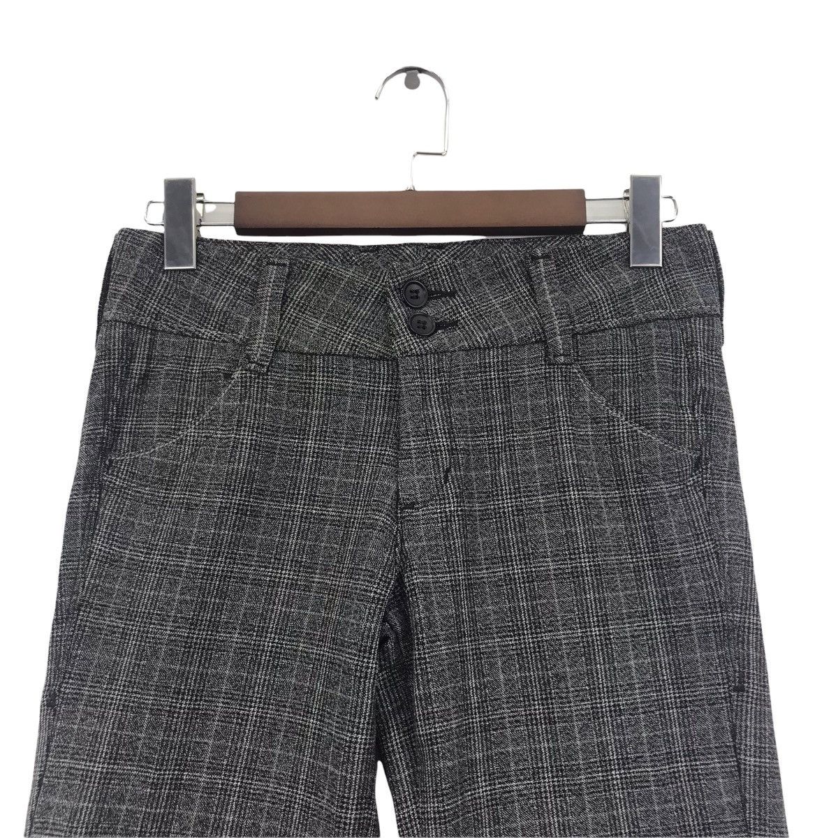 Japanese Brand BOBSON Japanese Brand Tartan Check Boot Cut Wool Trousers Size US 30 / EU 46 - 2 Thumbnail