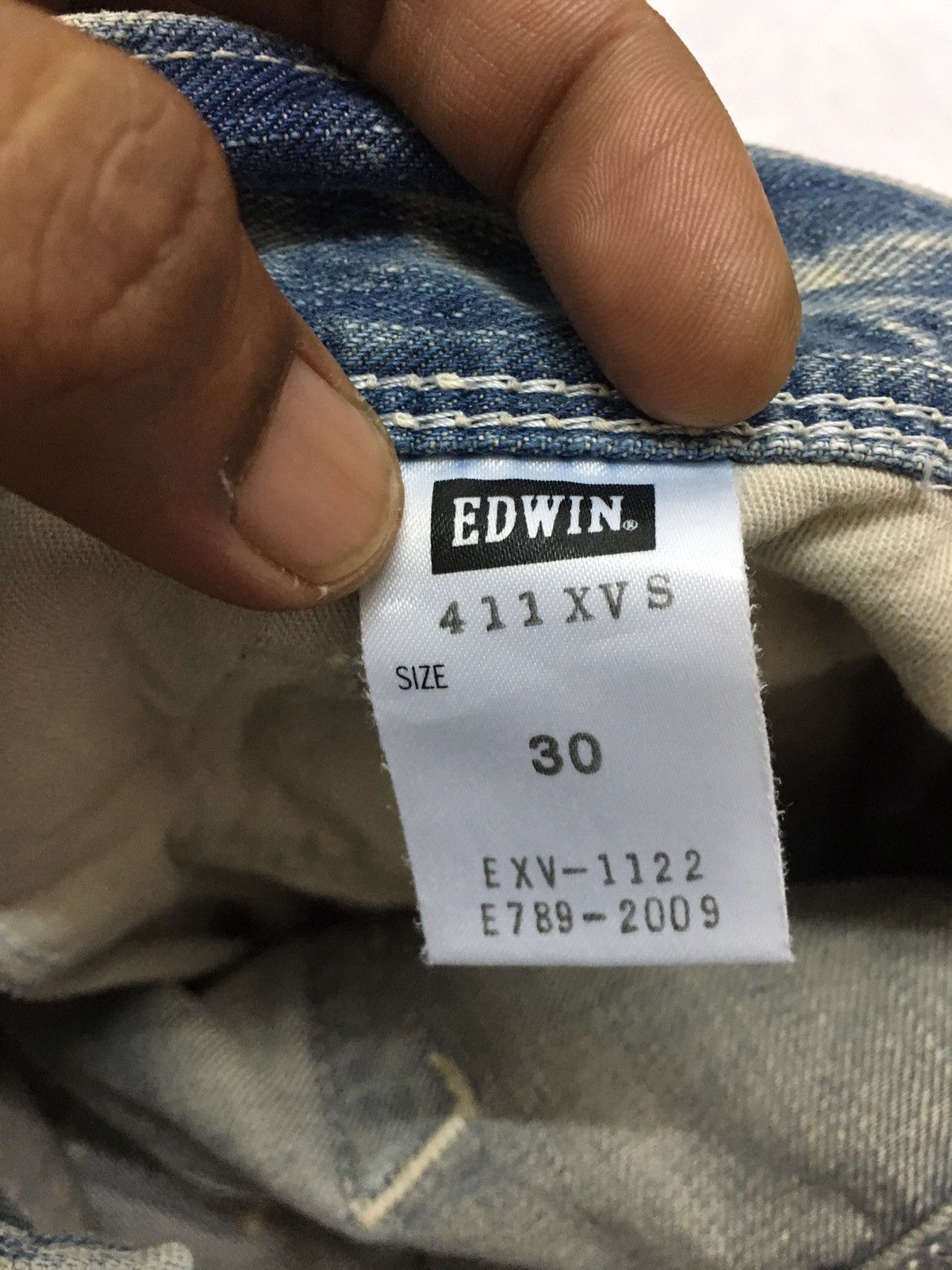 Edwin 🔥GRAIL🔥Edwin XV Buckle Back Flare Distressed Denim Pants Size US 32 / EU 48 - 10 Thumbnail