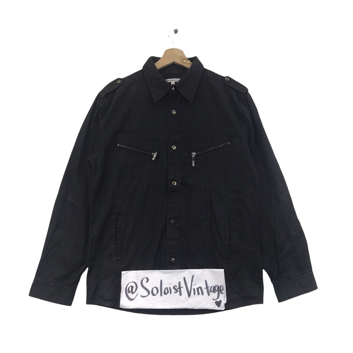 Vintage GILEVANS PREMIUM Workwear Jeans Jacket Bondage Motorcycle Size US L / EU 52-54 / 3 - 1 Thumbnail