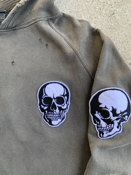 Number (N)ine Number (N)ine AW04 Double Skull Hoodie | Grailed