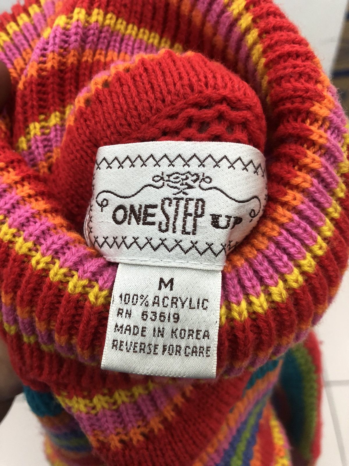Japanese Brand × Other Handmade KNITWEAR turtle Neck 100% Acrylic Size US L / EU 52-54 / 3 - 7 Thumbnail