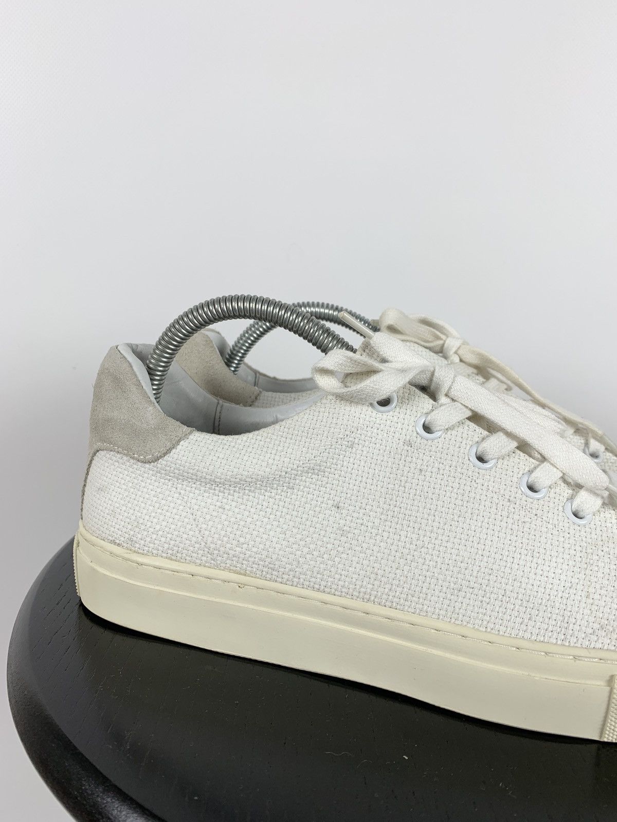 Our Legacy Our Legacy White Leather Low Top Sneakers Shoes Size US 8 / EU 41 - 14 Thumbnail