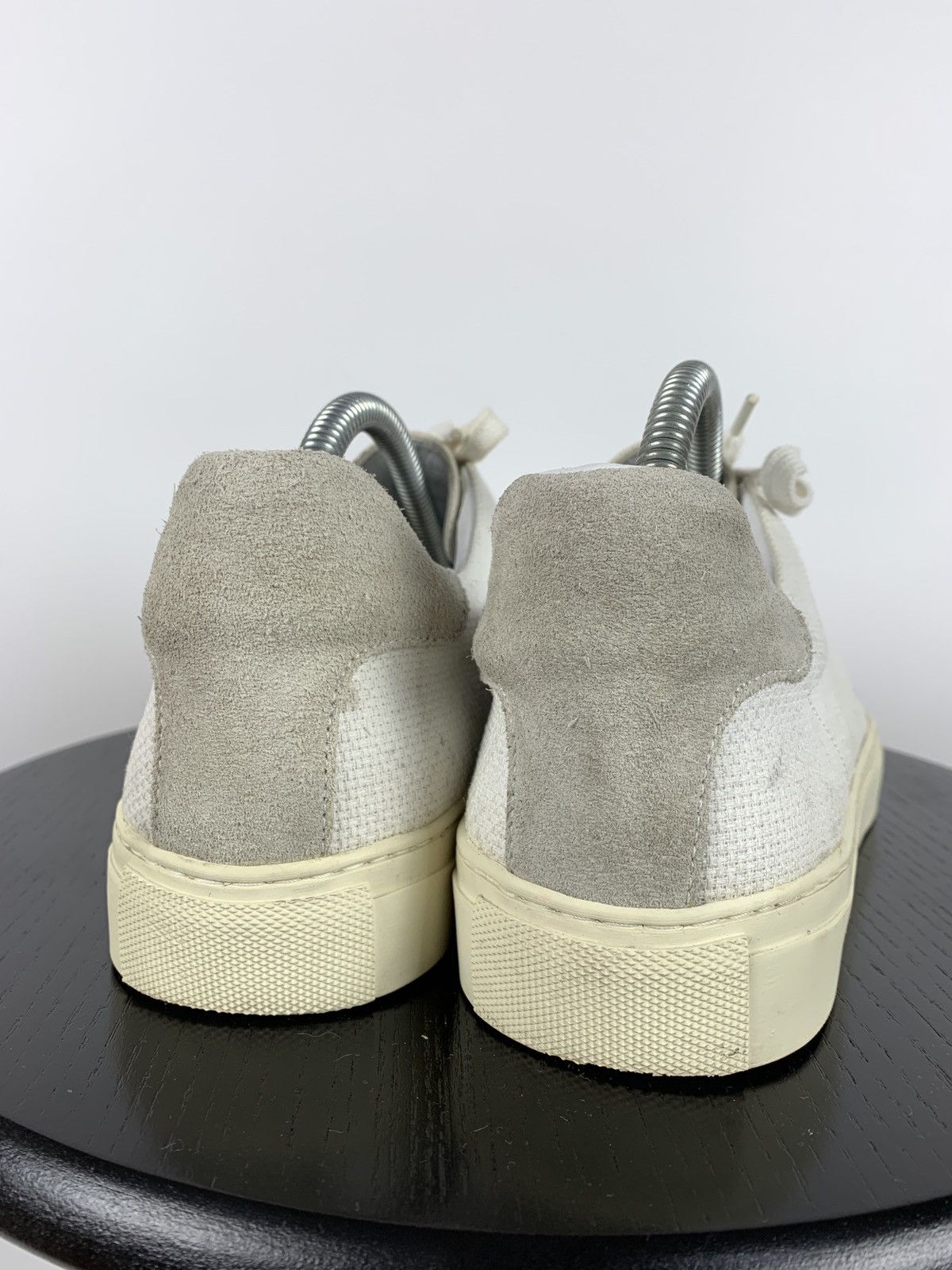 Our Legacy Our Legacy White Leather Low Top Sneakers Shoes Size US 8 / EU 41 - 9 Thumbnail