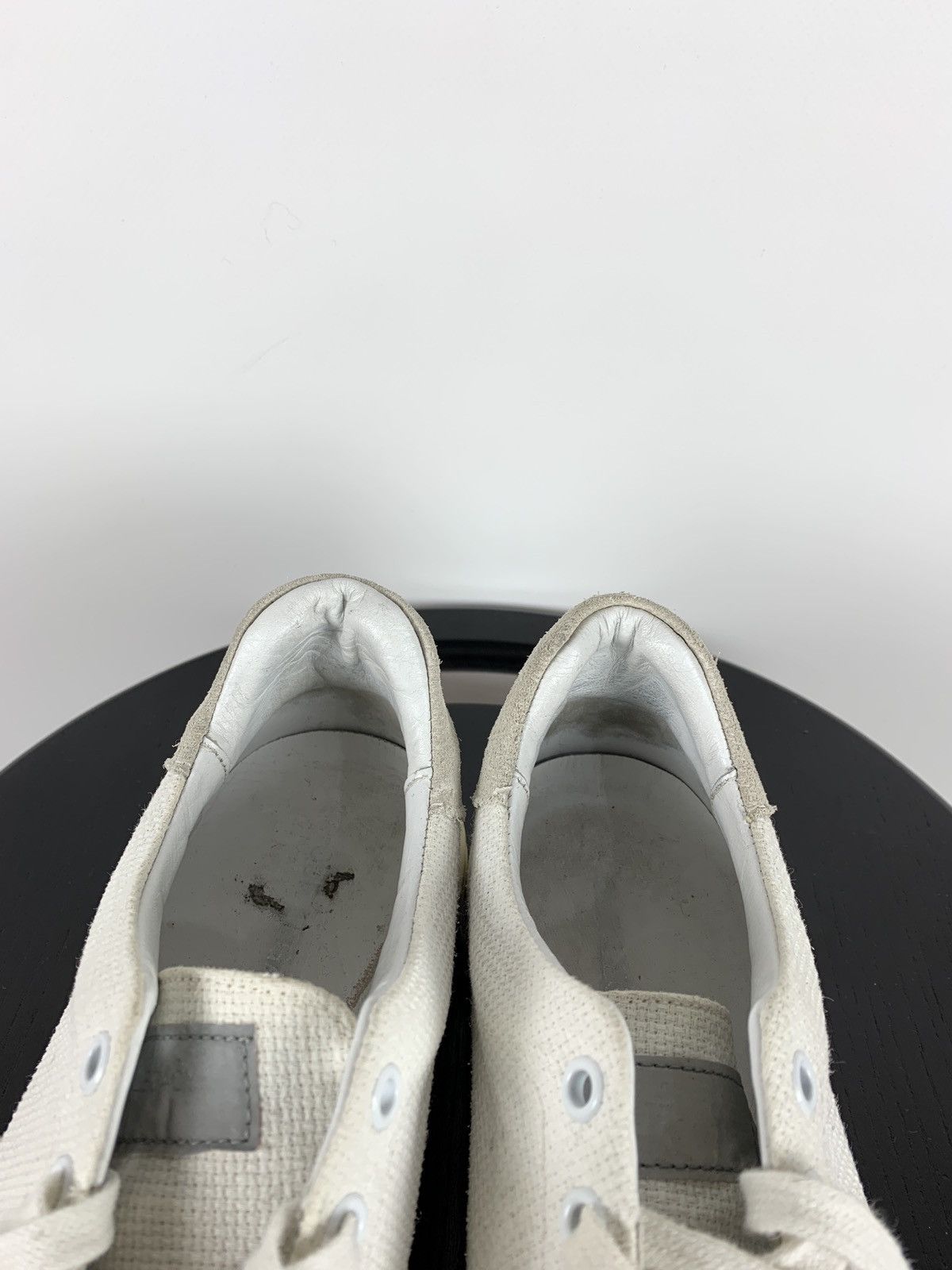 Our Legacy Our Legacy White Leather Low Top Sneakers Shoes Size US 8 / EU 41 - 21 Thumbnail