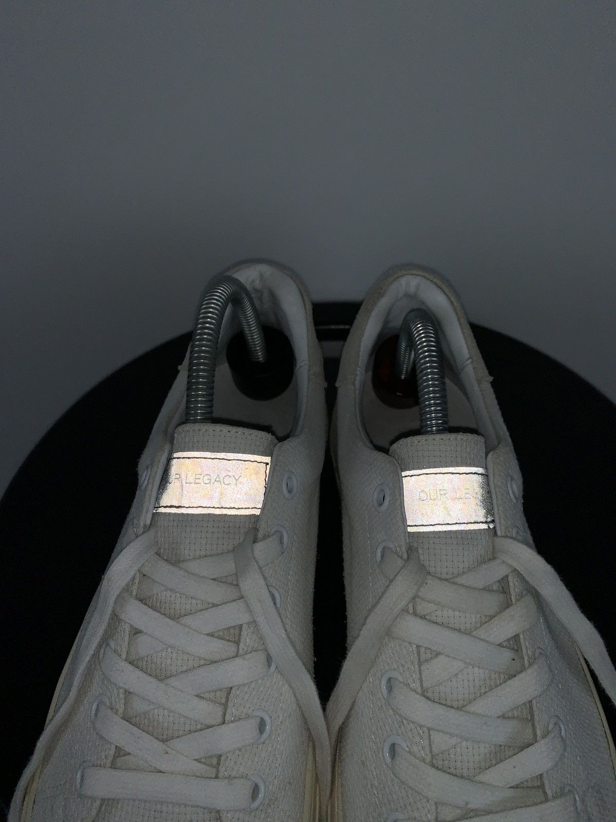 Our Legacy Our Legacy White Leather Low Top Sneakers Shoes Size US 8 / EU 41 - 20 Thumbnail