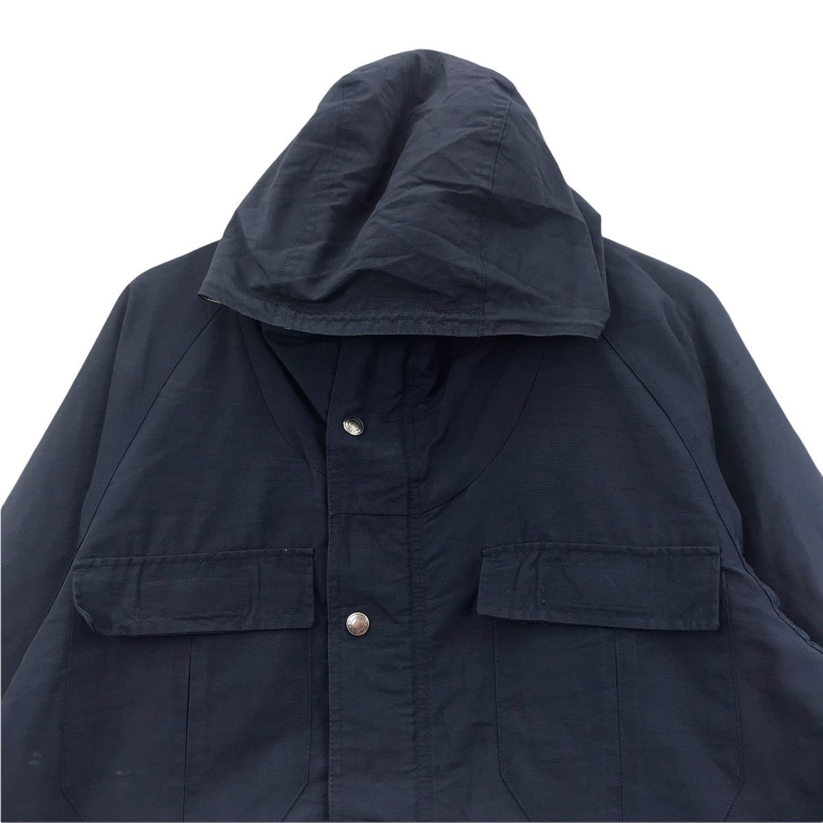 Japanese Brand VAN JAC JACKET Inc Japanese Brand Blue Jacket Hoodie Parka Size US M / EU 48-50 / 2 - 2 Thumbnail