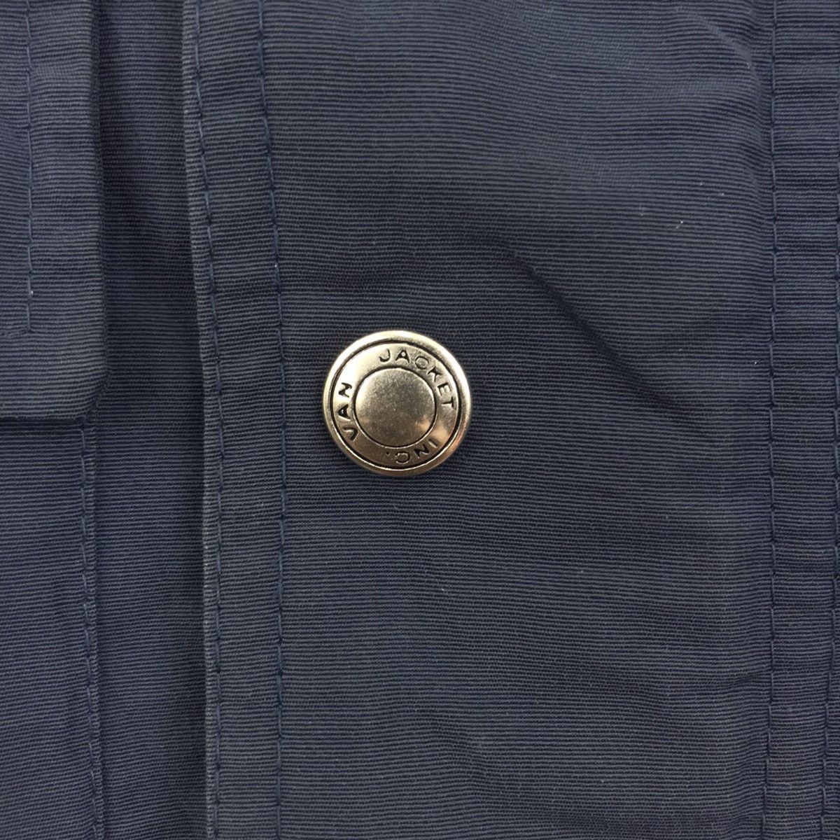 Japanese Brand VAN JAC JACKET Inc Japanese Brand Blue Jacket Hoodie Parka Size US M / EU 48-50 / 2 - 3 Thumbnail