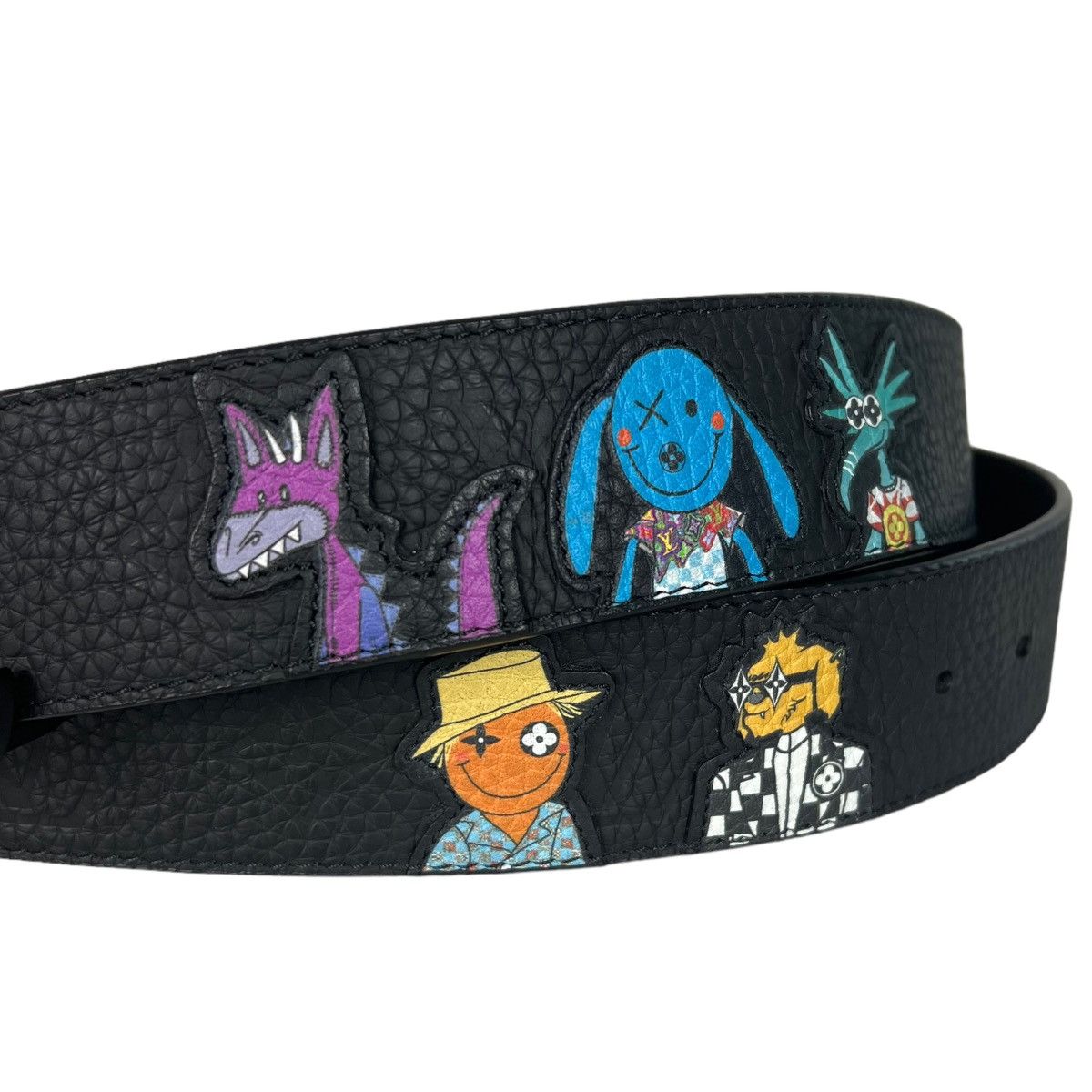 Louis Vuitton × Virgil Abloh Louis Vuitton Monogram Character Initials Belt Size ONE SIZE - 4 Thumbnail