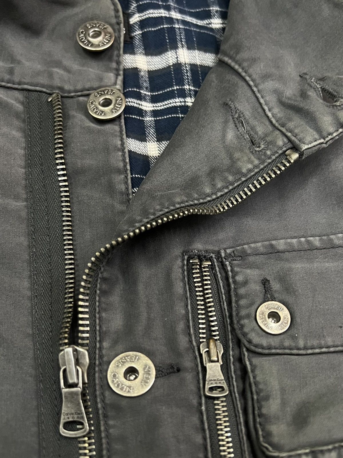Calvin Klein × Calvin Klein 205W39NYC CALVIN KLIEN JEANS MEN’S JACKET MILITARY POCKET ZIP BUTTON Size US M / EU 48-50 / 2 - 15 Thumbnail