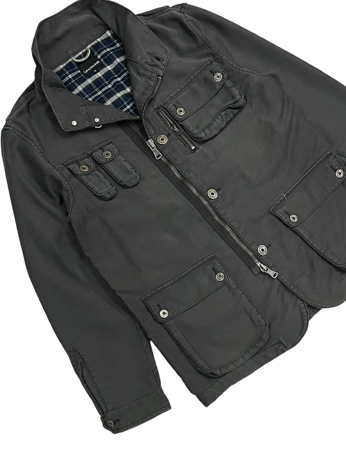 Calvin Klein × Calvin Klein 205W39NYC CALVIN KLIEN JEANS MEN’S JACKET MILITARY POCKET ZIP BUTTON Size US M / EU 48-50 / 2 - 8 Thumbnail