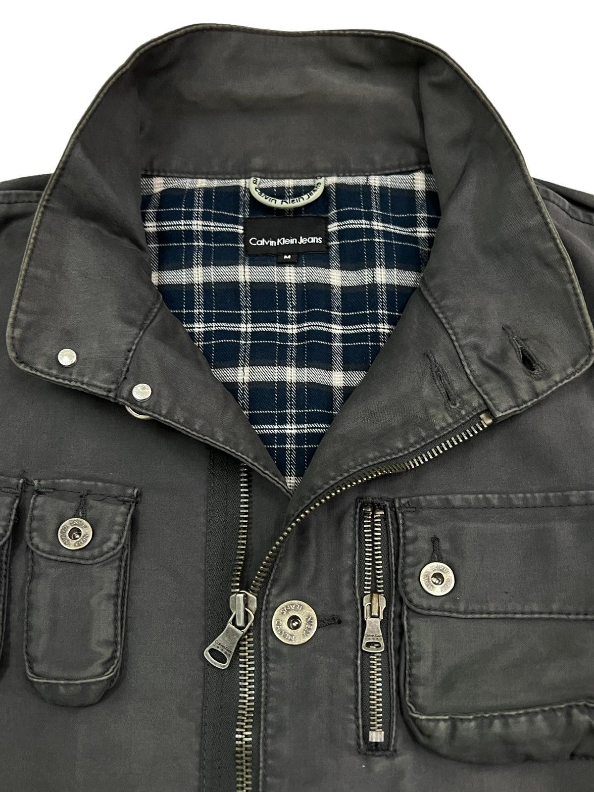 Calvin Klein × Calvin Klein 205W39NYC CALVIN KLIEN JEANS MEN’S JACKET MILITARY POCKET ZIP BUTTON Size US M / EU 48-50 / 2 - 5 Thumbnail