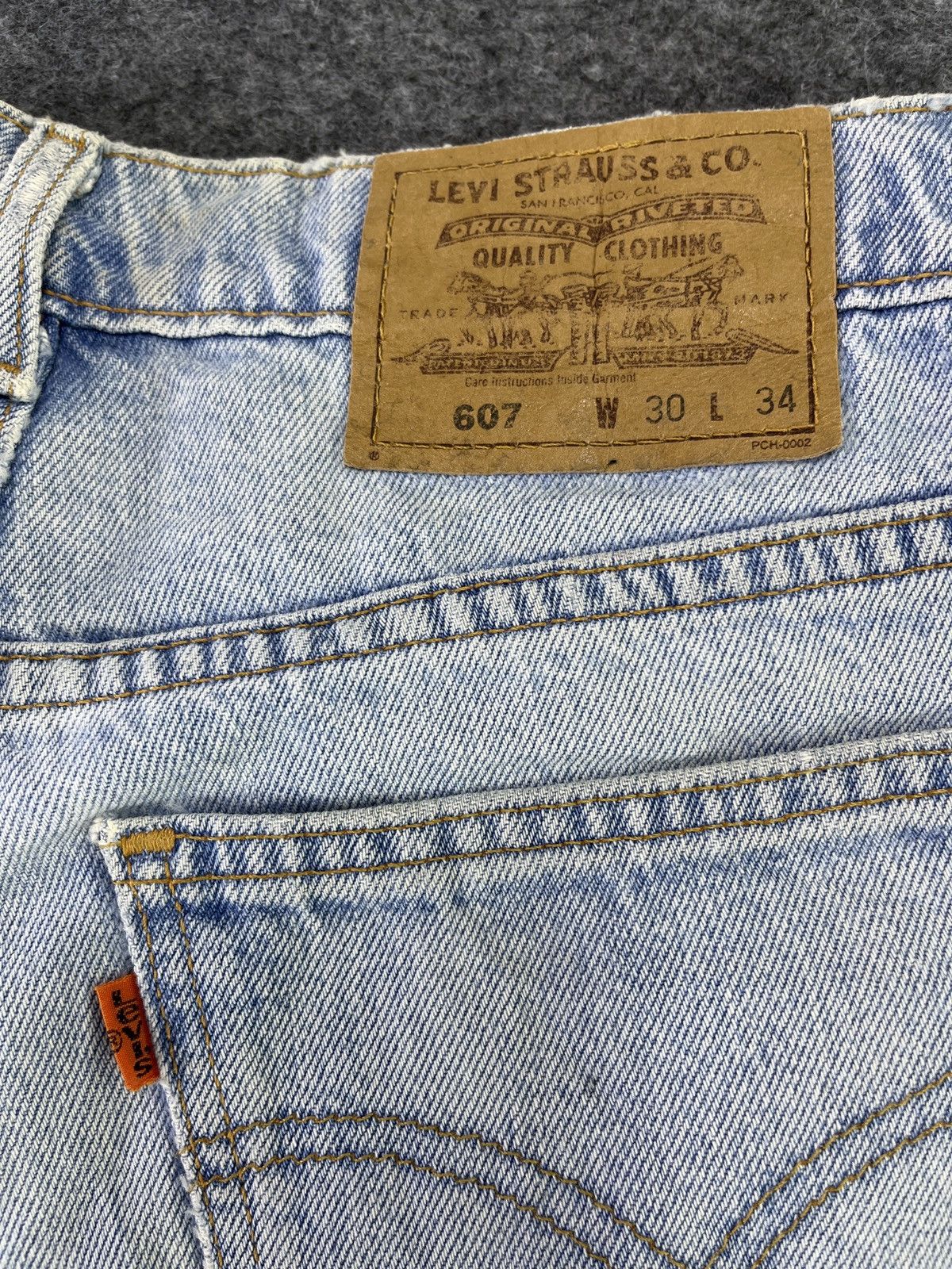 Levi's × Vintage 90's Vintage Levis 607 Light wash Jeans - J785 Size US 30 / EU 46 - 10 Thumbnail