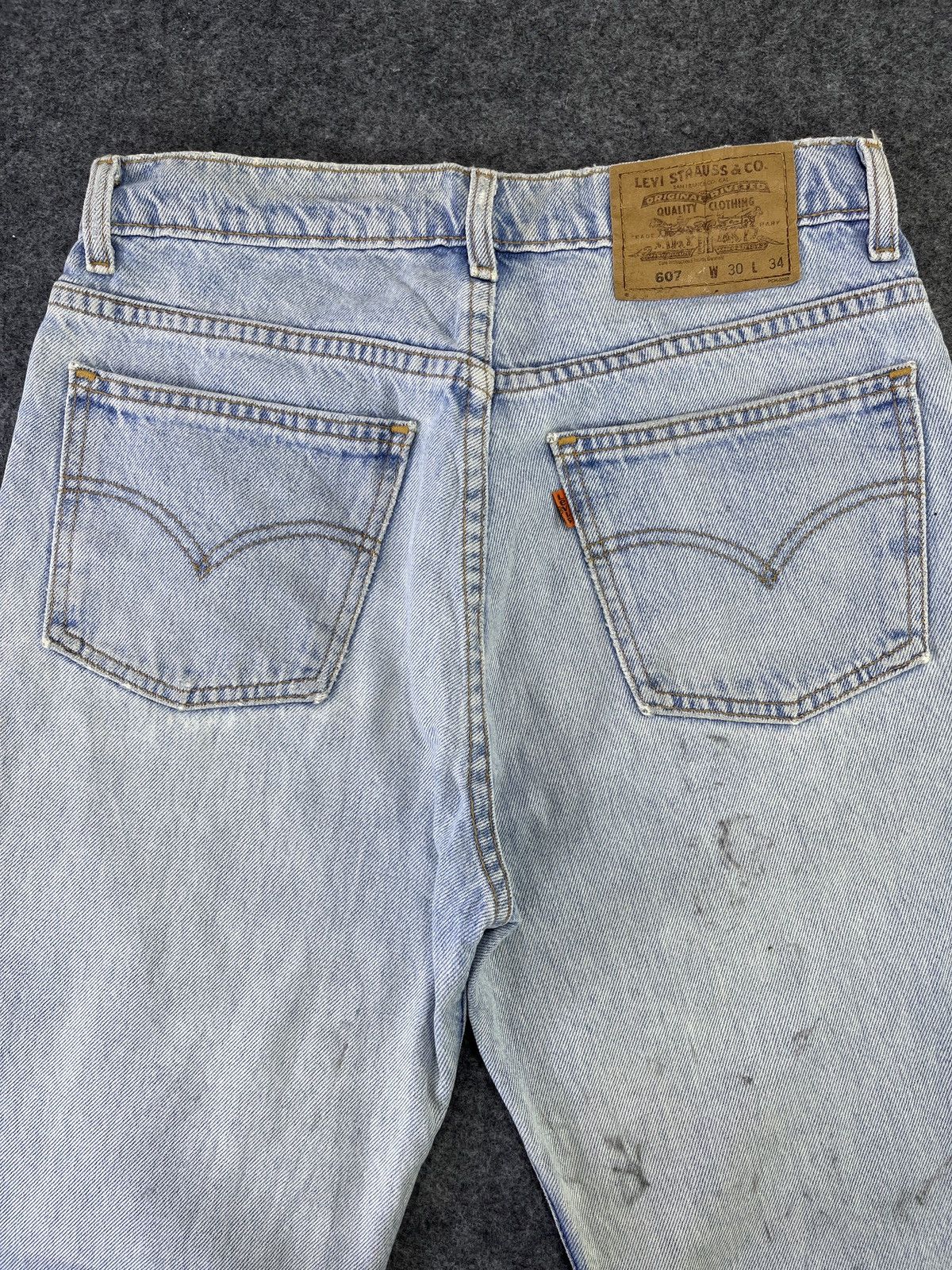 Levi's × Vintage 90's Vintage Levis 607 Light wash Jeans - J785 Size US 30 / EU 46 - 4 Thumbnail