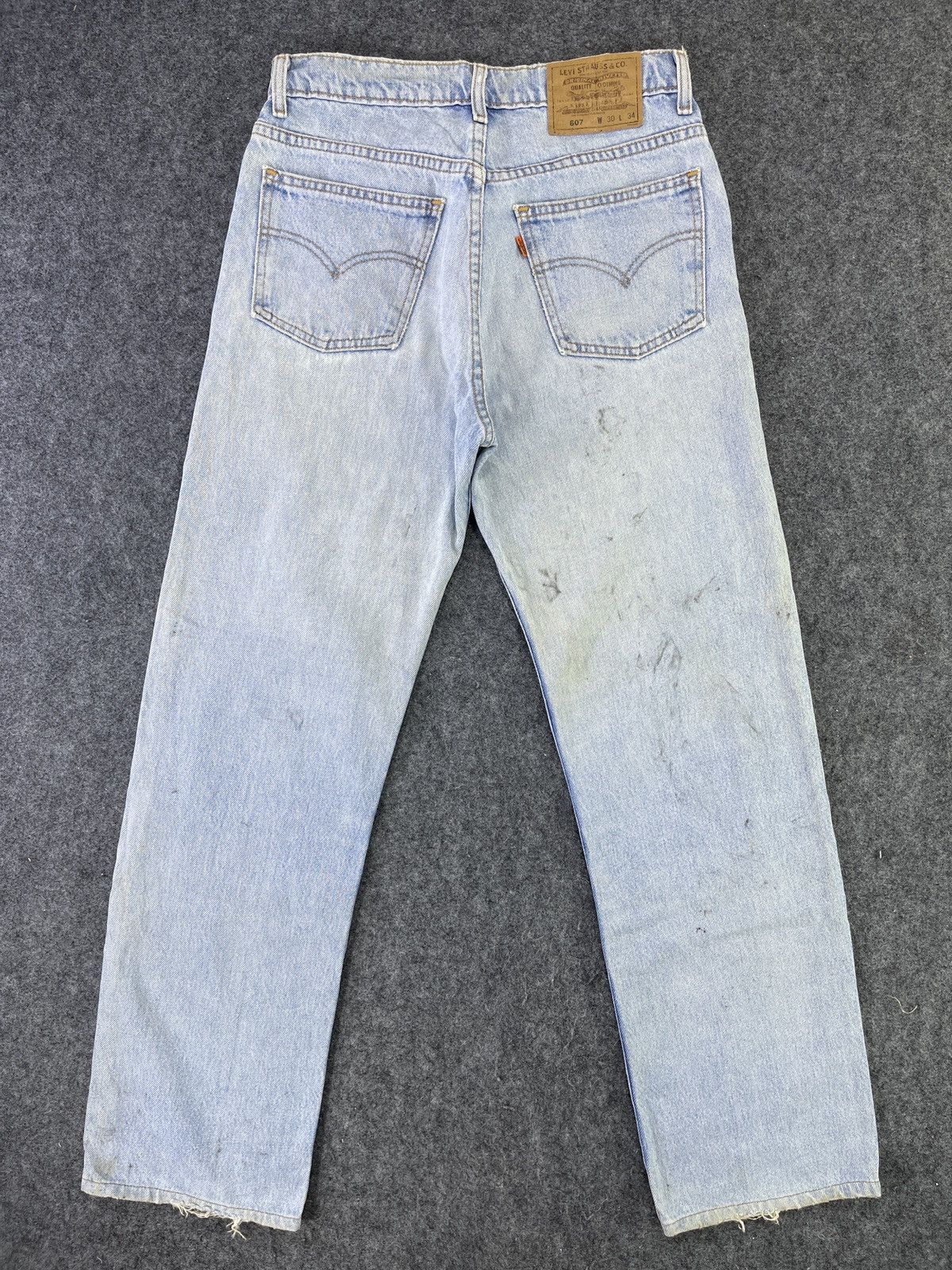 Levi's × Vintage 90's Vintage Levis 607 Light wash Jeans - J785 Size US 30 / EU 46 - 2 Thumbnail