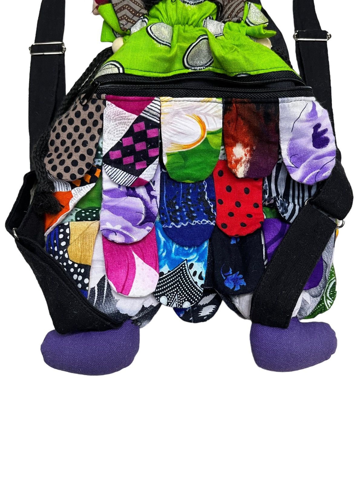 Japanese Brand 🔥Custom Owl Patchwork Art Designer Mini Backpack Size ONE SIZE - 9 Thumbnail