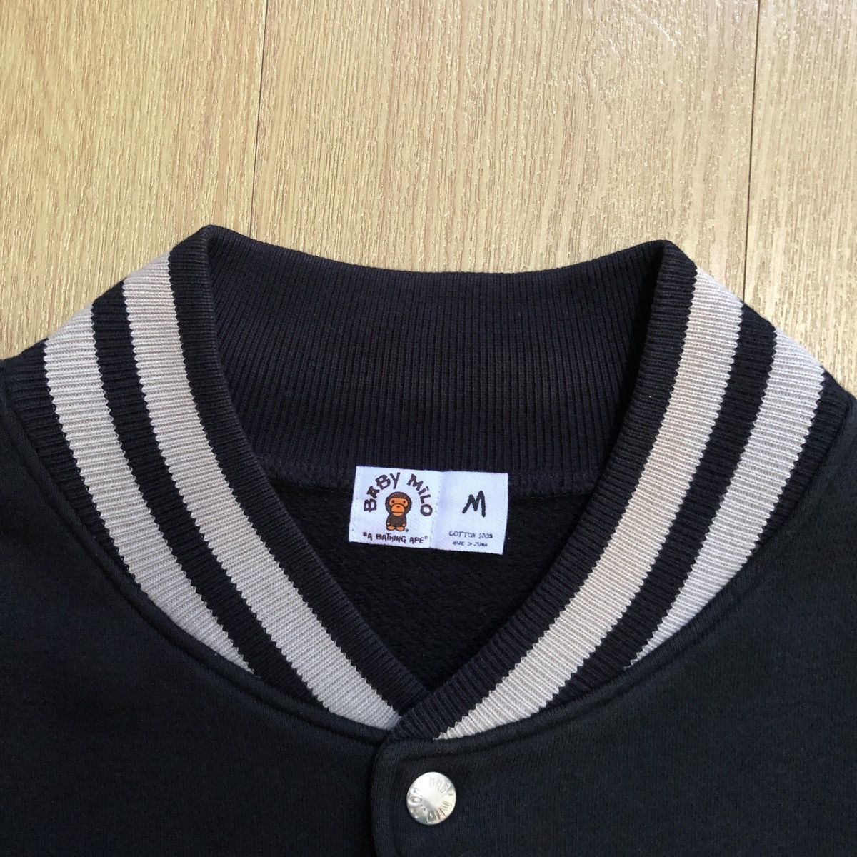 Bape × Kaws Baby Milo x Kaws Sweat Varsity Jacket Size US M / EU 48-50 / 2 - 4 Thumbnail